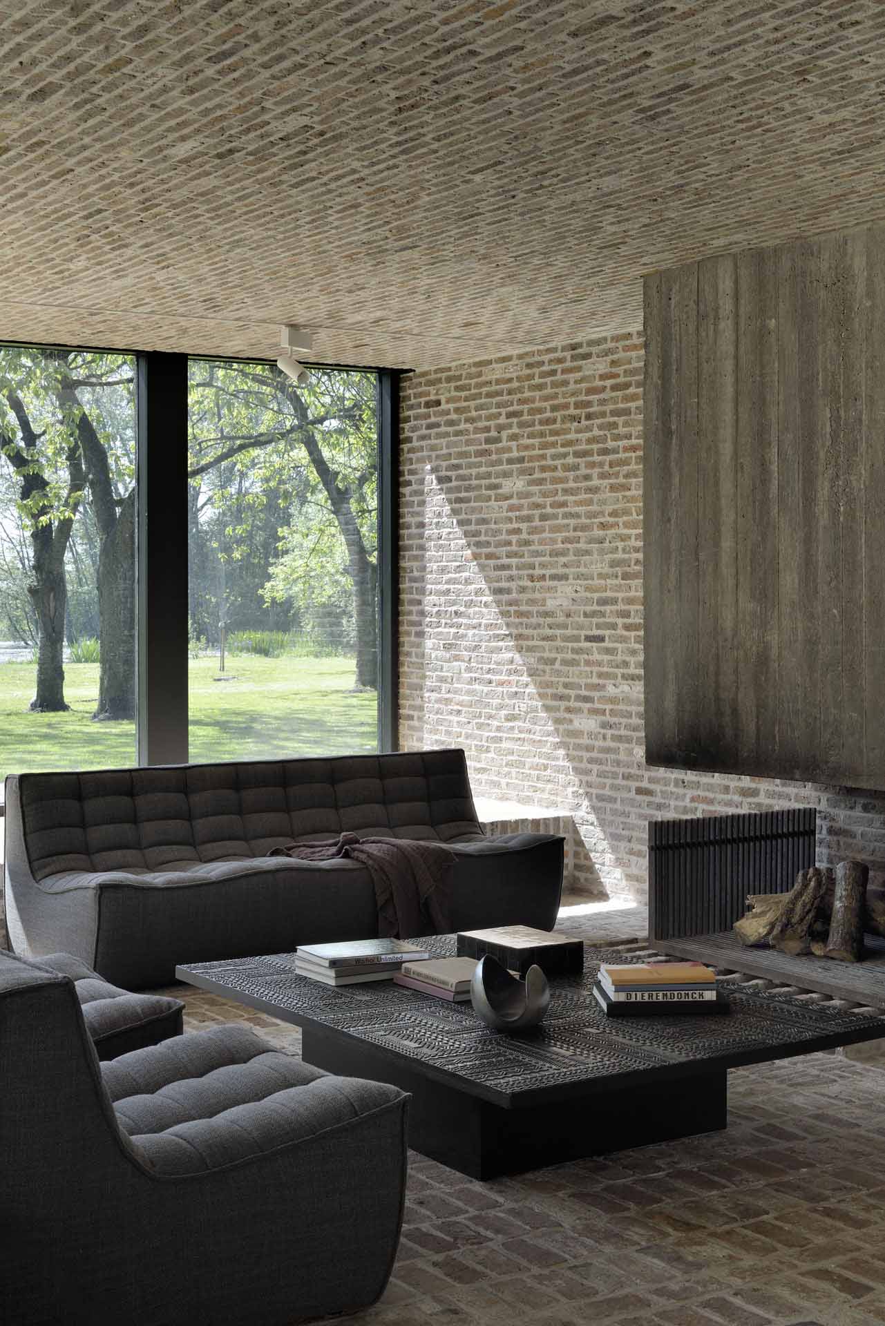 Ethnicraft N701 Sofa Set - Dark Grey - Floor Stock