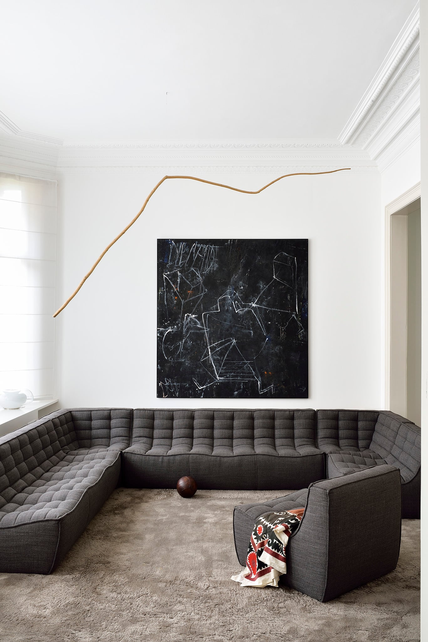 Ethnicraft N701 Sofa Set - Dark Grey - Floor Stock