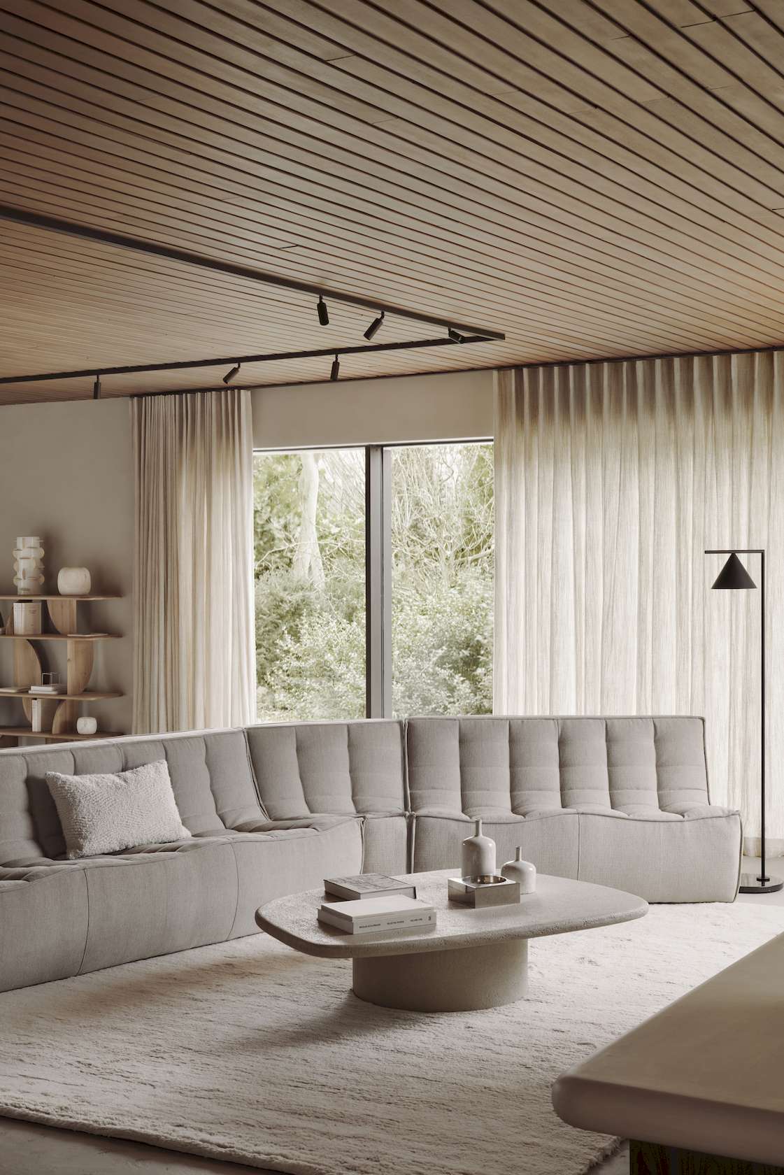 Ethnicraft N701 Sofa Set - Dark Grey - Floor Stock