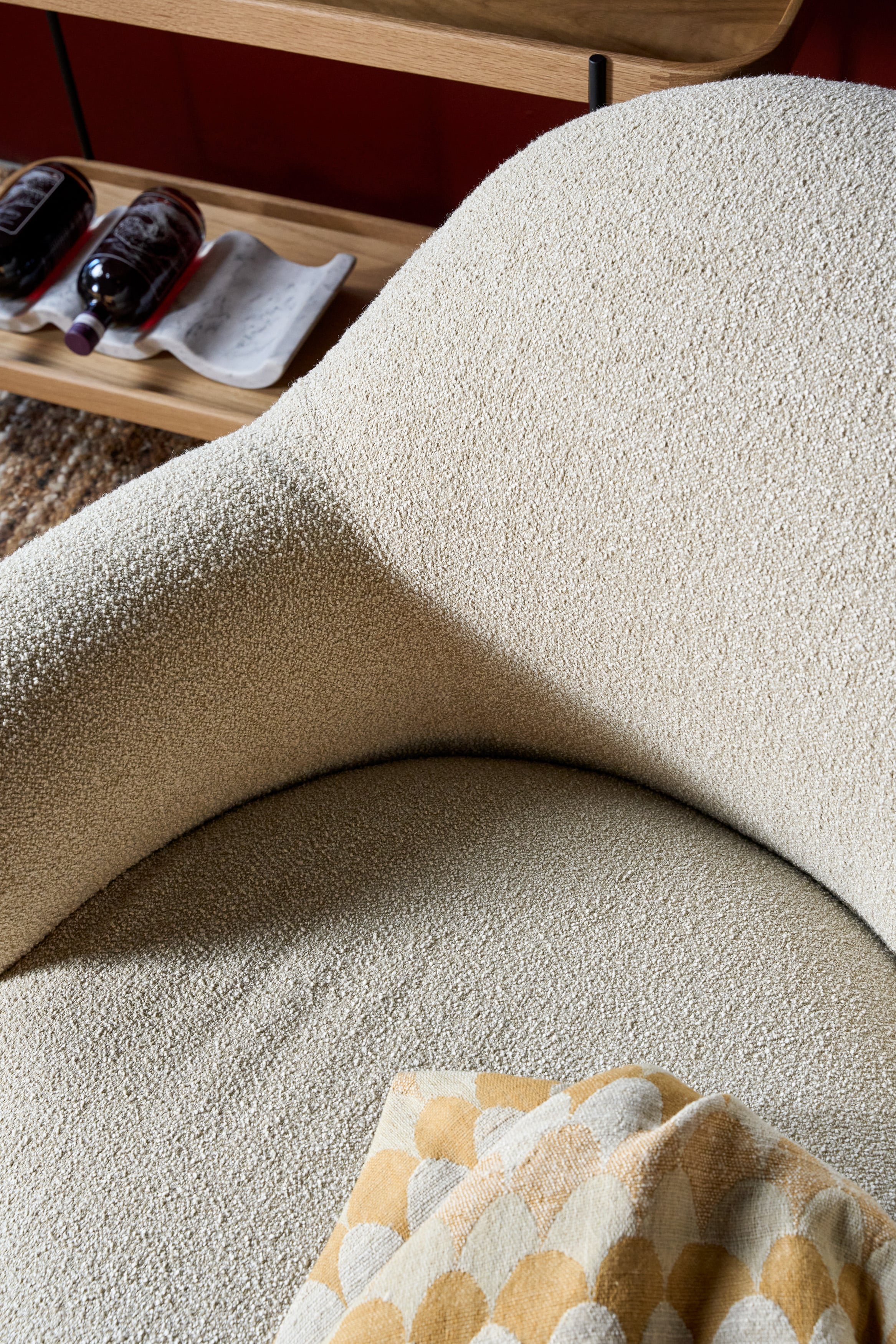 Toad Lounge Chair - Fawn-Fleece 0015 - Floor Stock