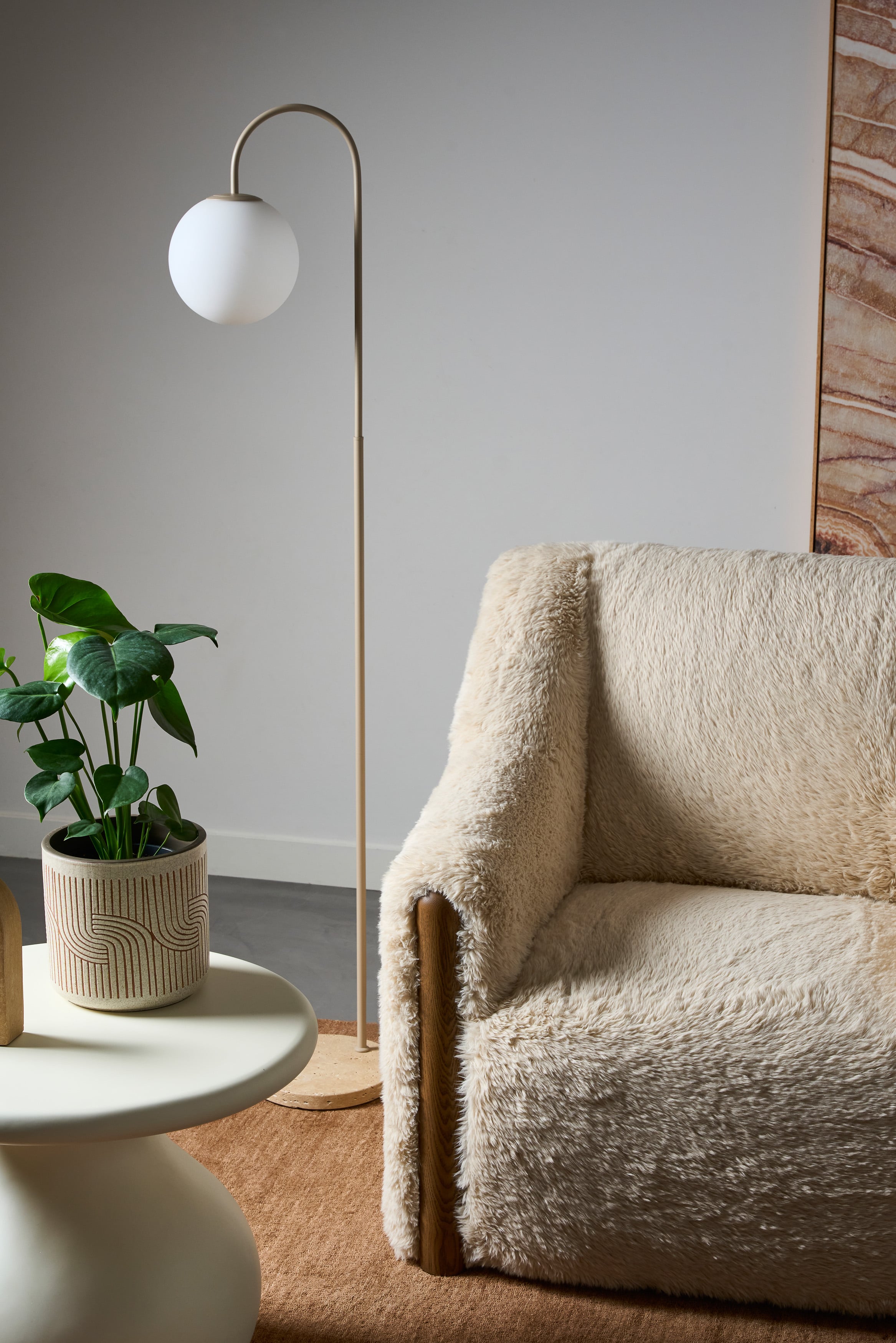 Hugger Lounge Chair - Sand - Floor Stock