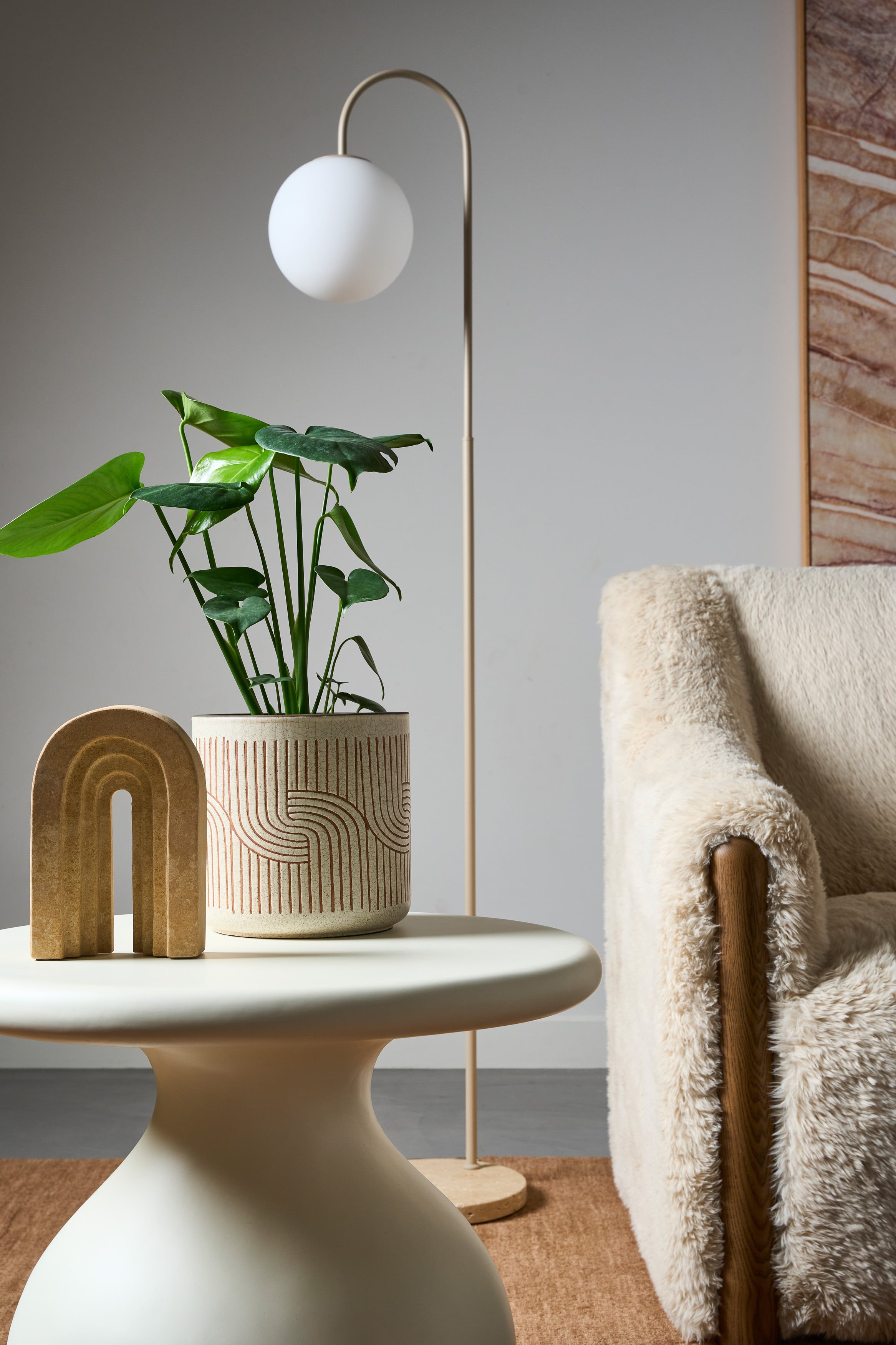 Hugger Lounge Chair - Sand - Floor Stock