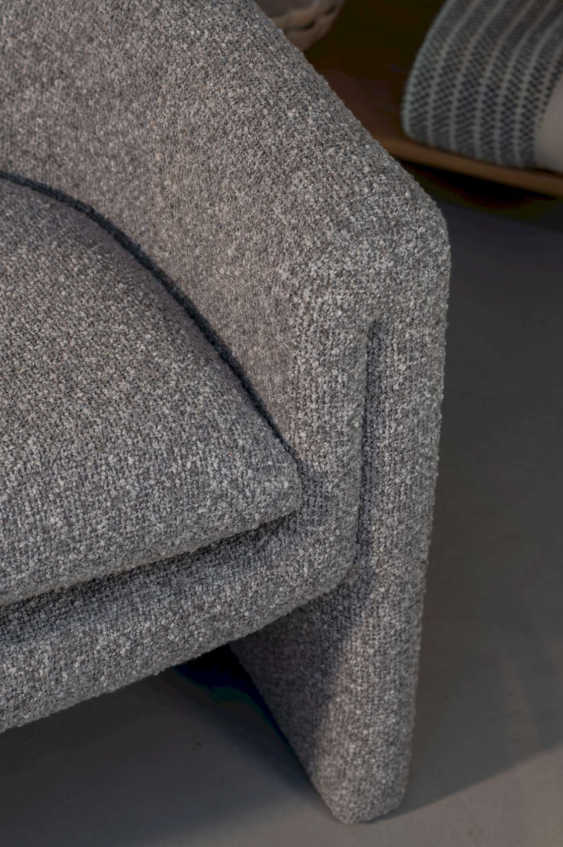 Charlotte Lounge Chair - Blake Cream Boucle - Floor Stock