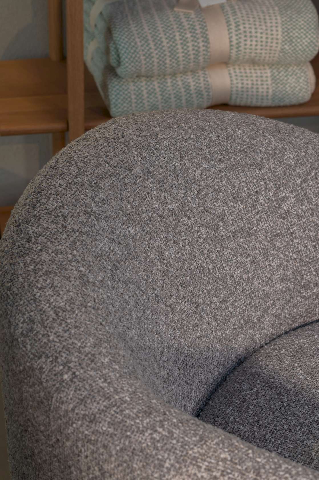 Charlotte Lounge Chair - Blake Cream Boucle - Floor Stock