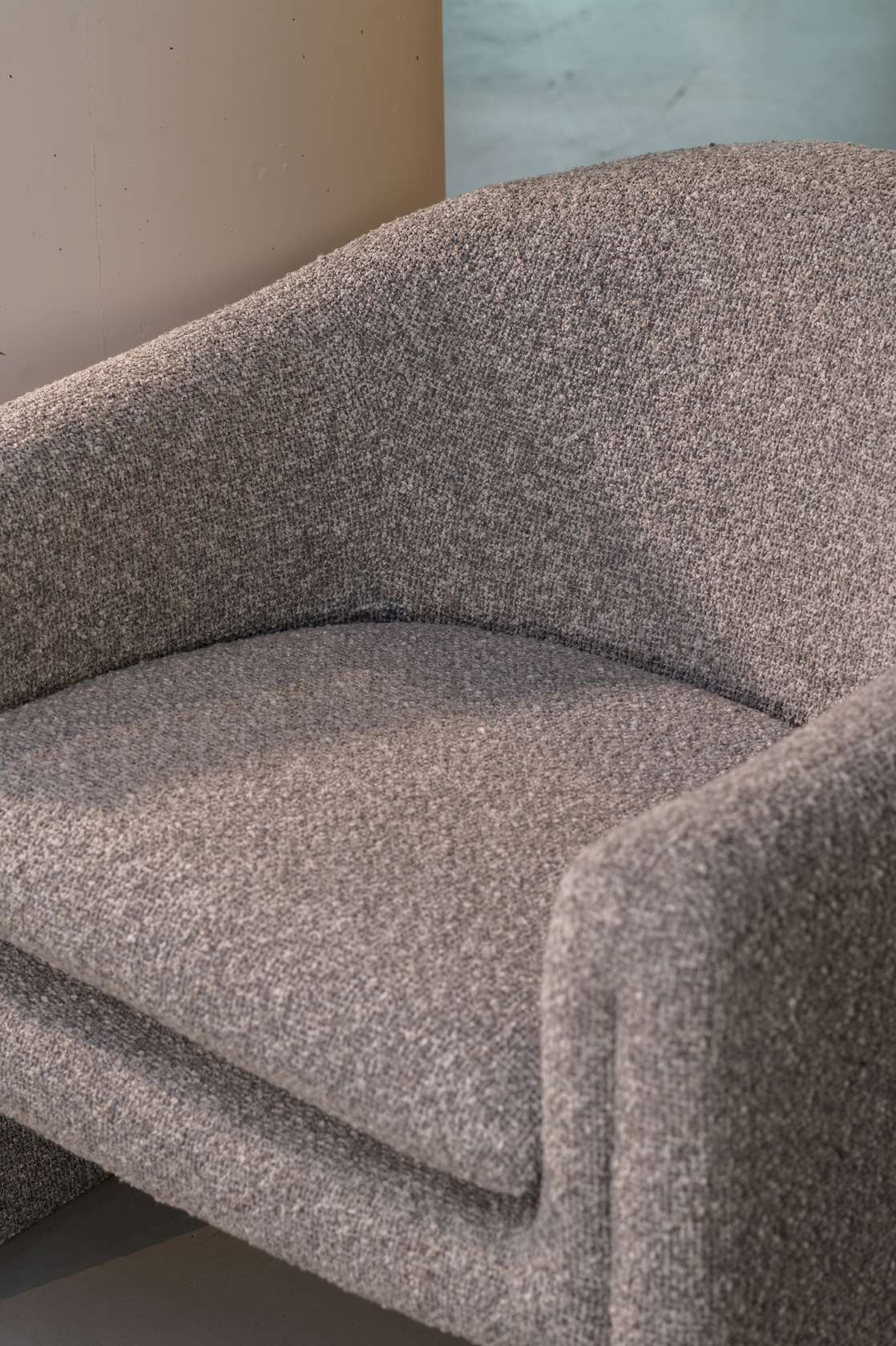 Charlotte Lounge Chair - Blake Cream Boucle - Floor Stock