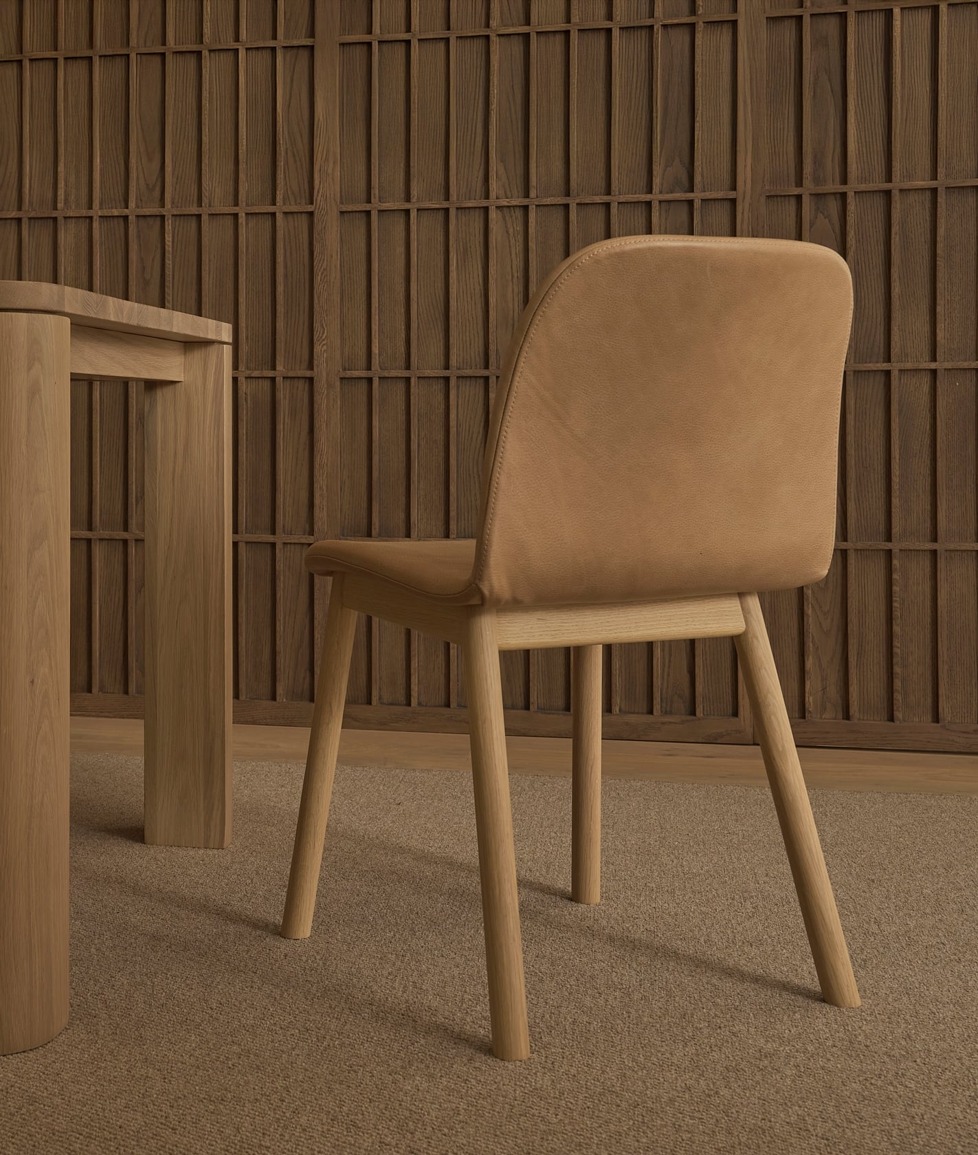 Com V2 Dining Chair - Light Oak - Canyon-Montana 3031 - Floor Stock