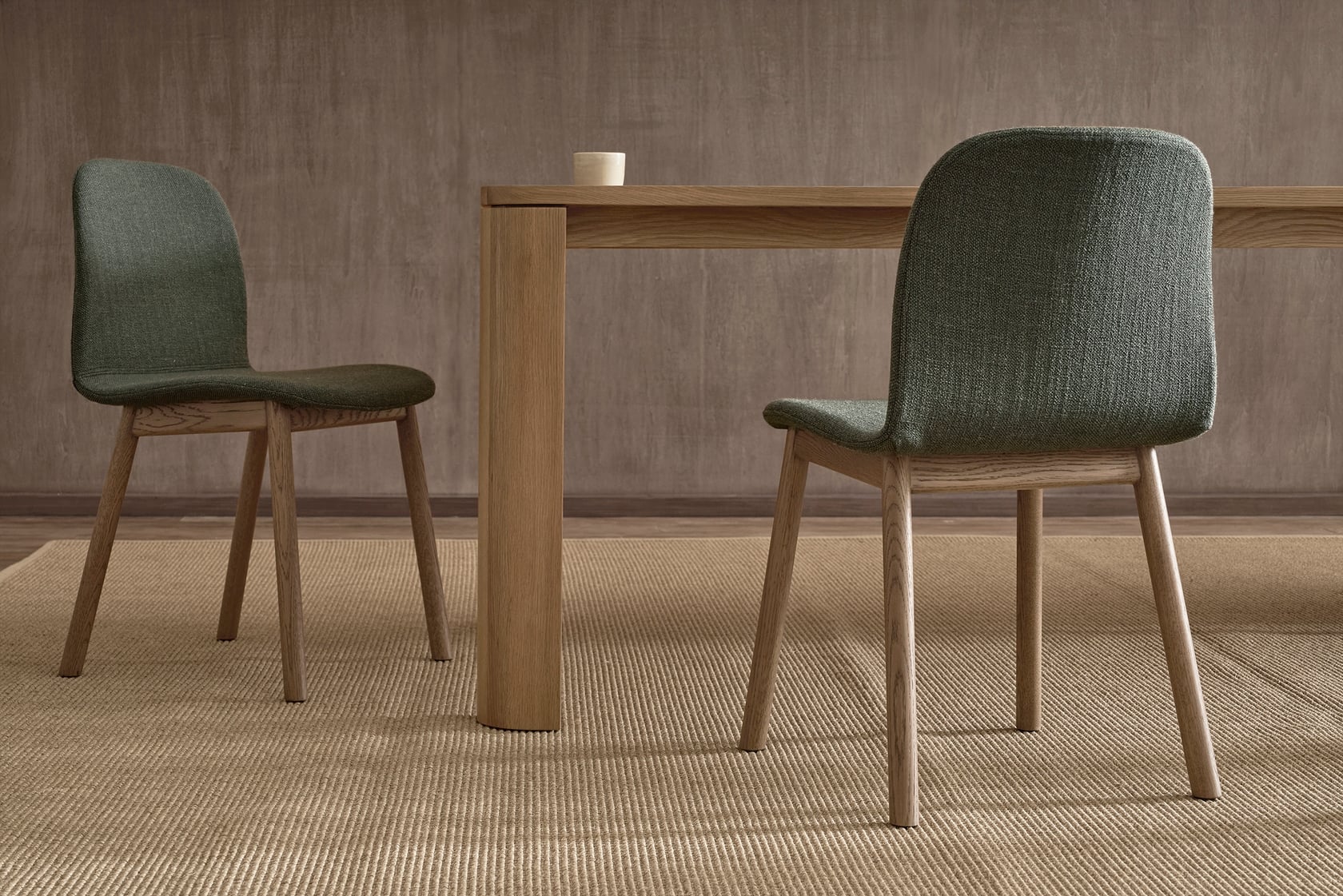 Com V2 Dining Chair - Light Oak - Canyon-Montana 3031 - Floor Stock