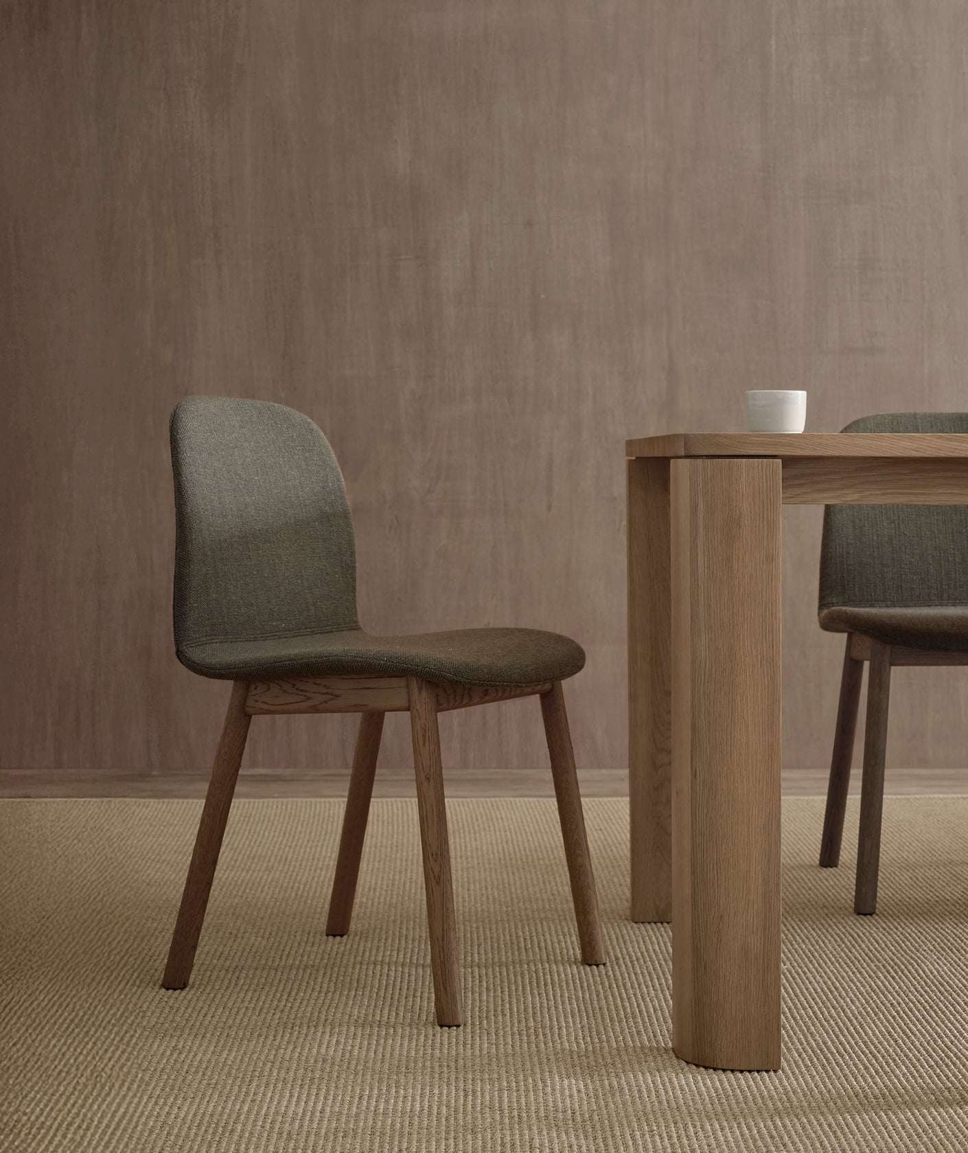 Com V2 Dining Chair - Light Oak - Canyon-Montana 3031 - Floor Stock