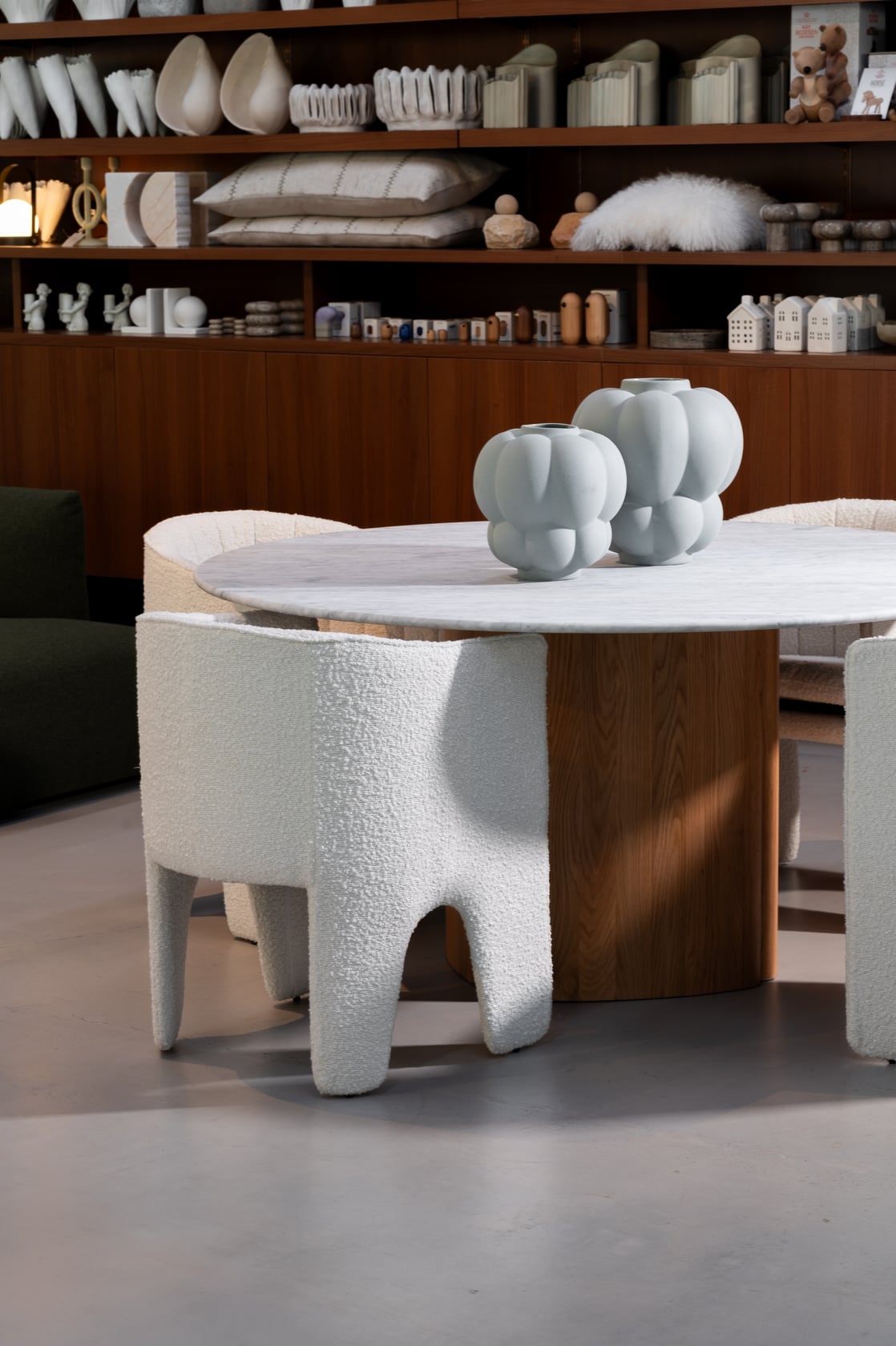 Milano Dining Chair - Confetti Tweed Fabric - Floor Stock