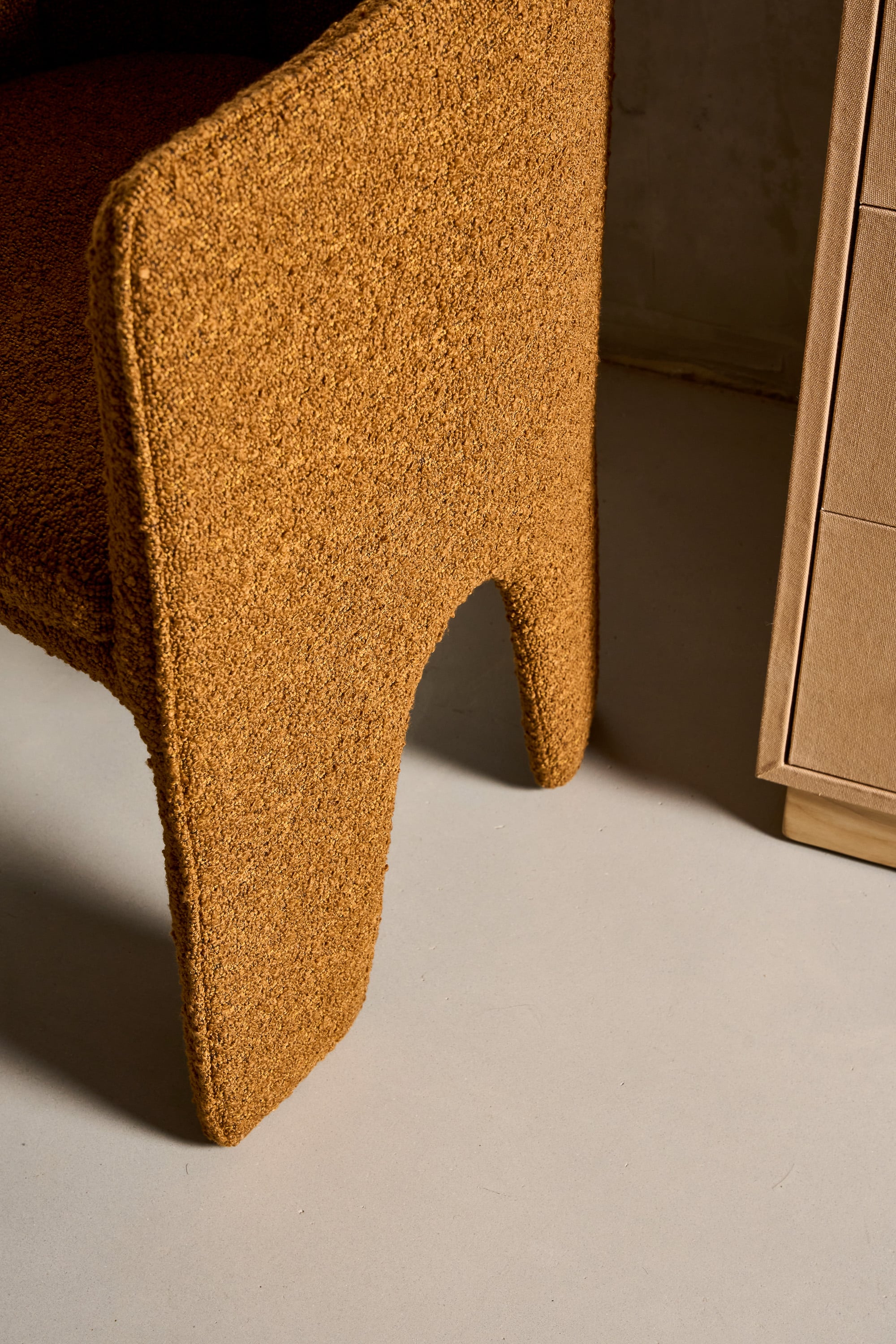 Milano Dining Chair - Confetti Tweed Fabric - Floor Stock