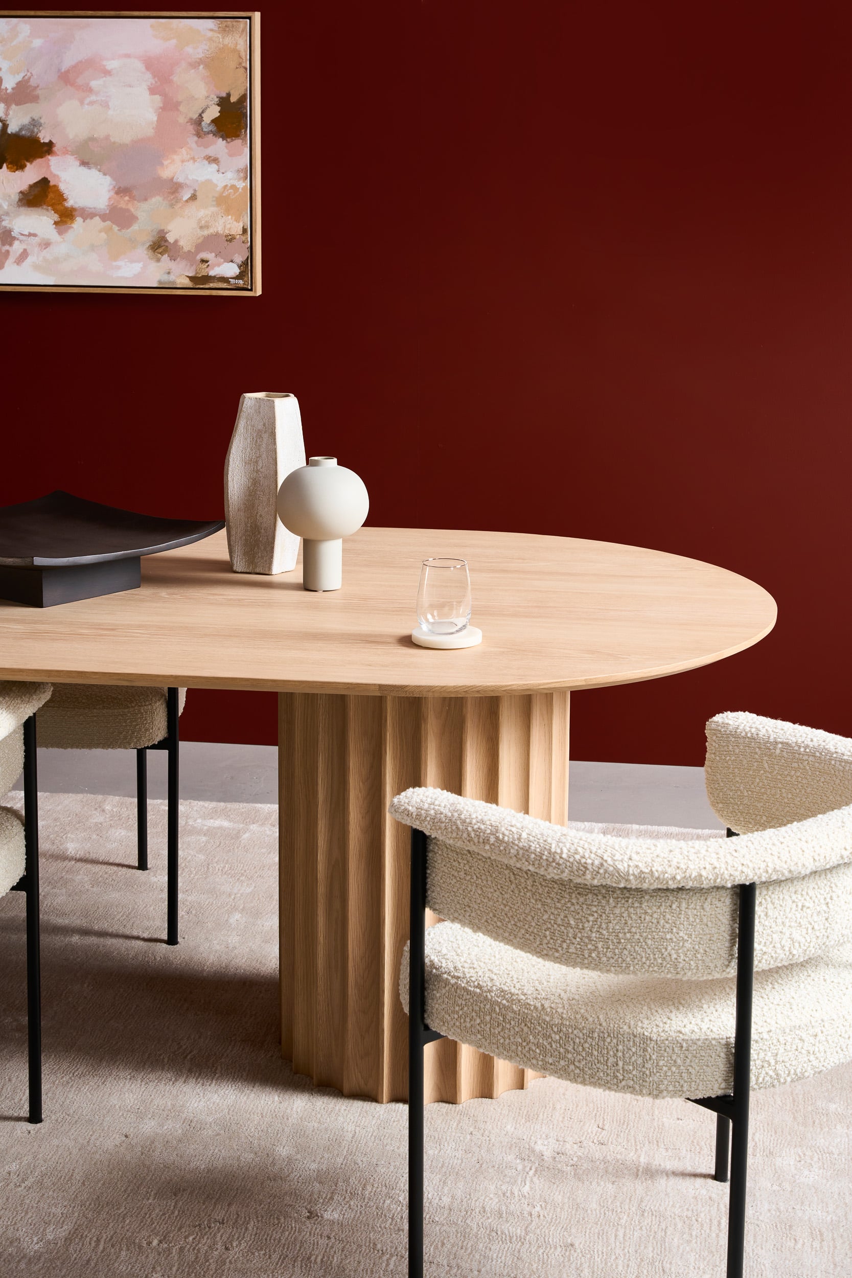 Aria Arm Chair - Ivory - Floor Stock