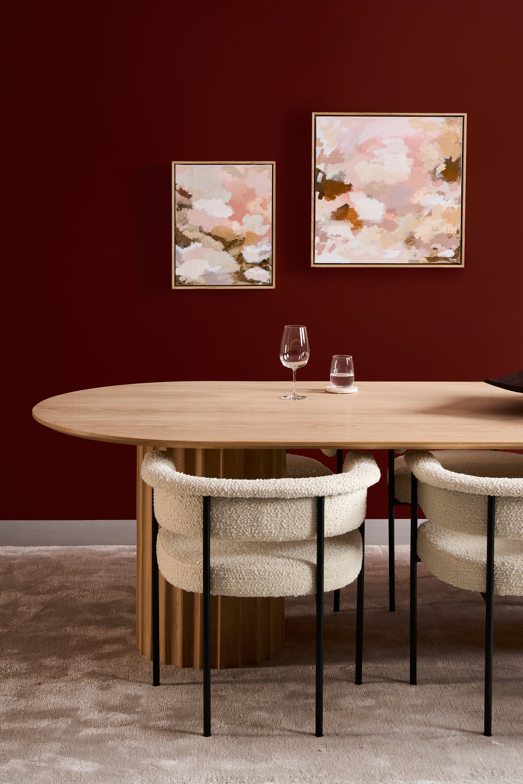 Aria Arm Chair - Ivory - Floor Stock