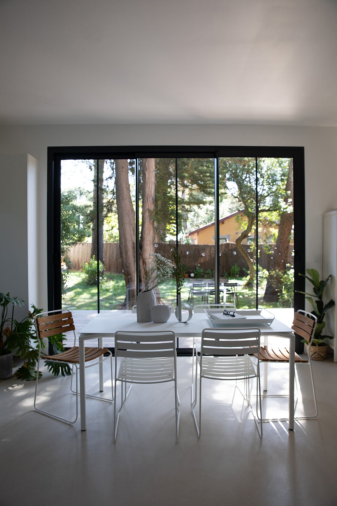 Fermob Calvi Rectangular Dining Table - 1950mm - Clay Grey - Floor Stock