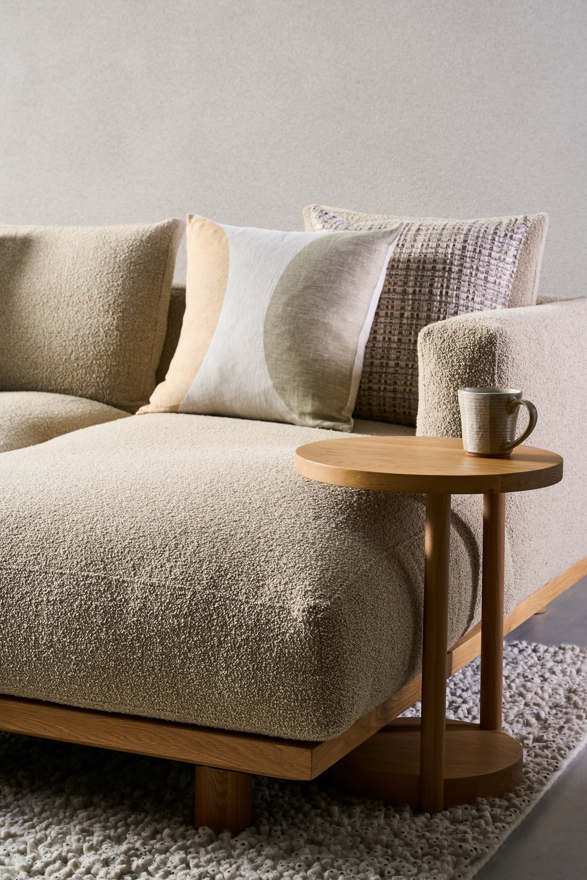 Islet V4 L Shape Sofa - Sandstone-Alba 007 - Floor Stock