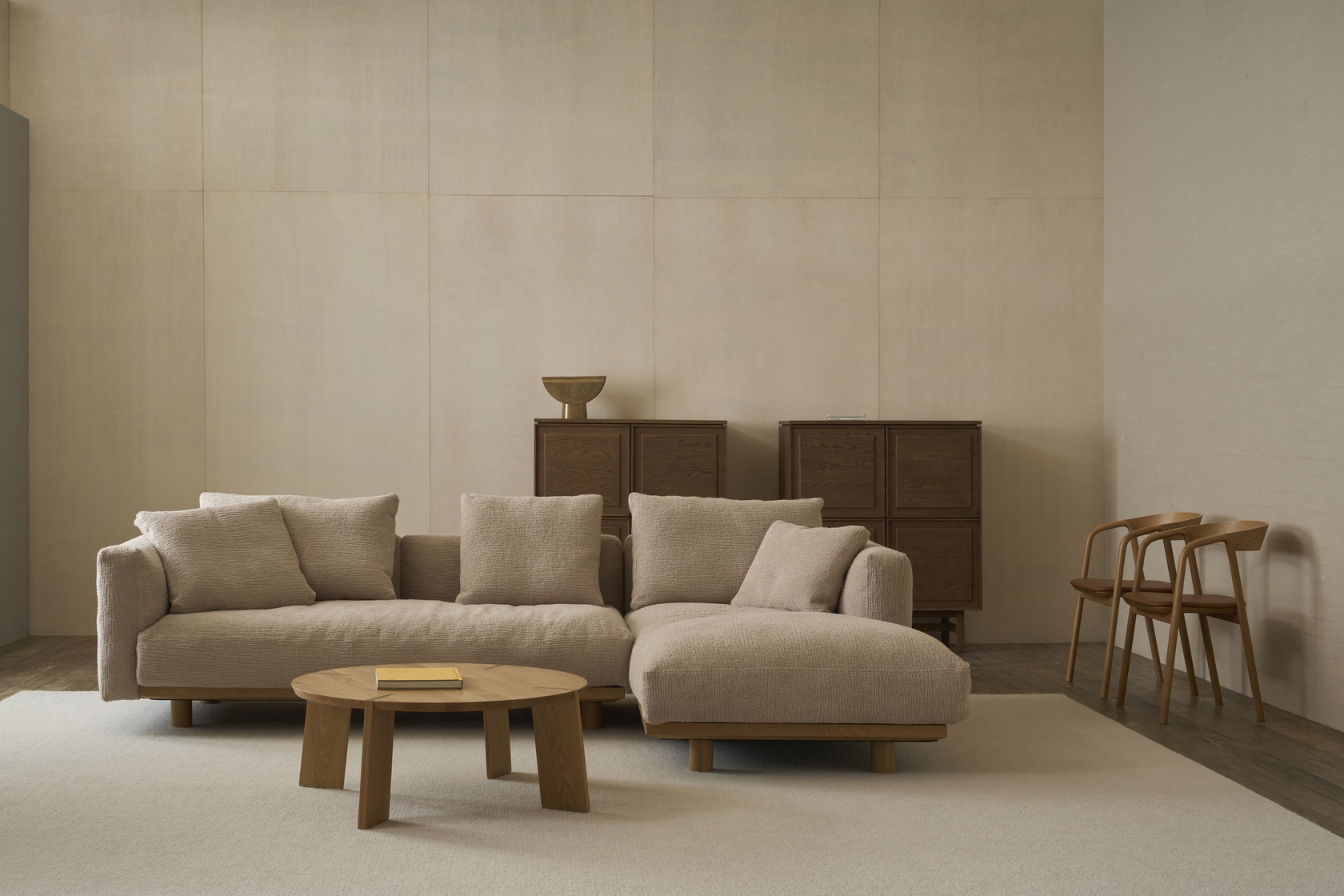 Islet V4 L Shape Sofa - Sandstone-Alba 007 - Floor Stock