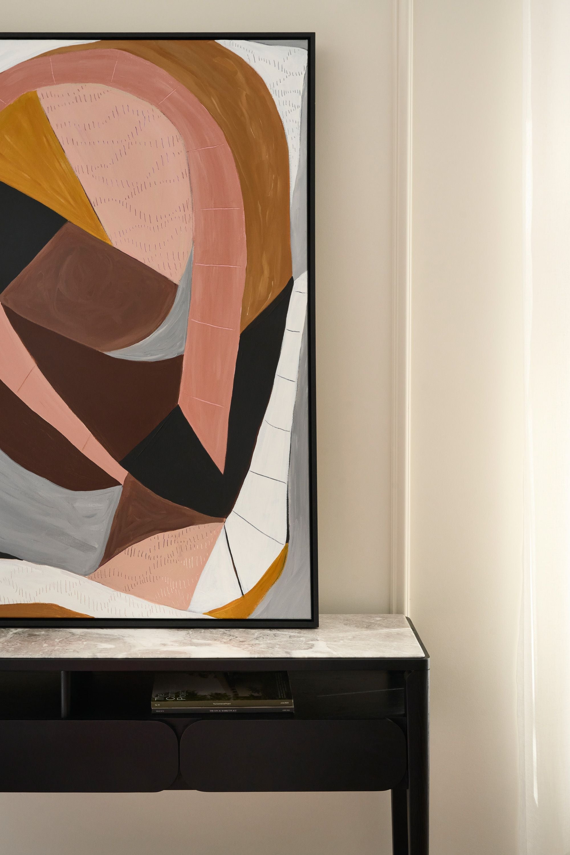 Paru Console - Black Oak - Floor Stock