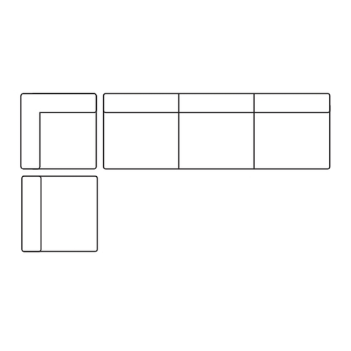 5 Seater Extended Corner Sofa