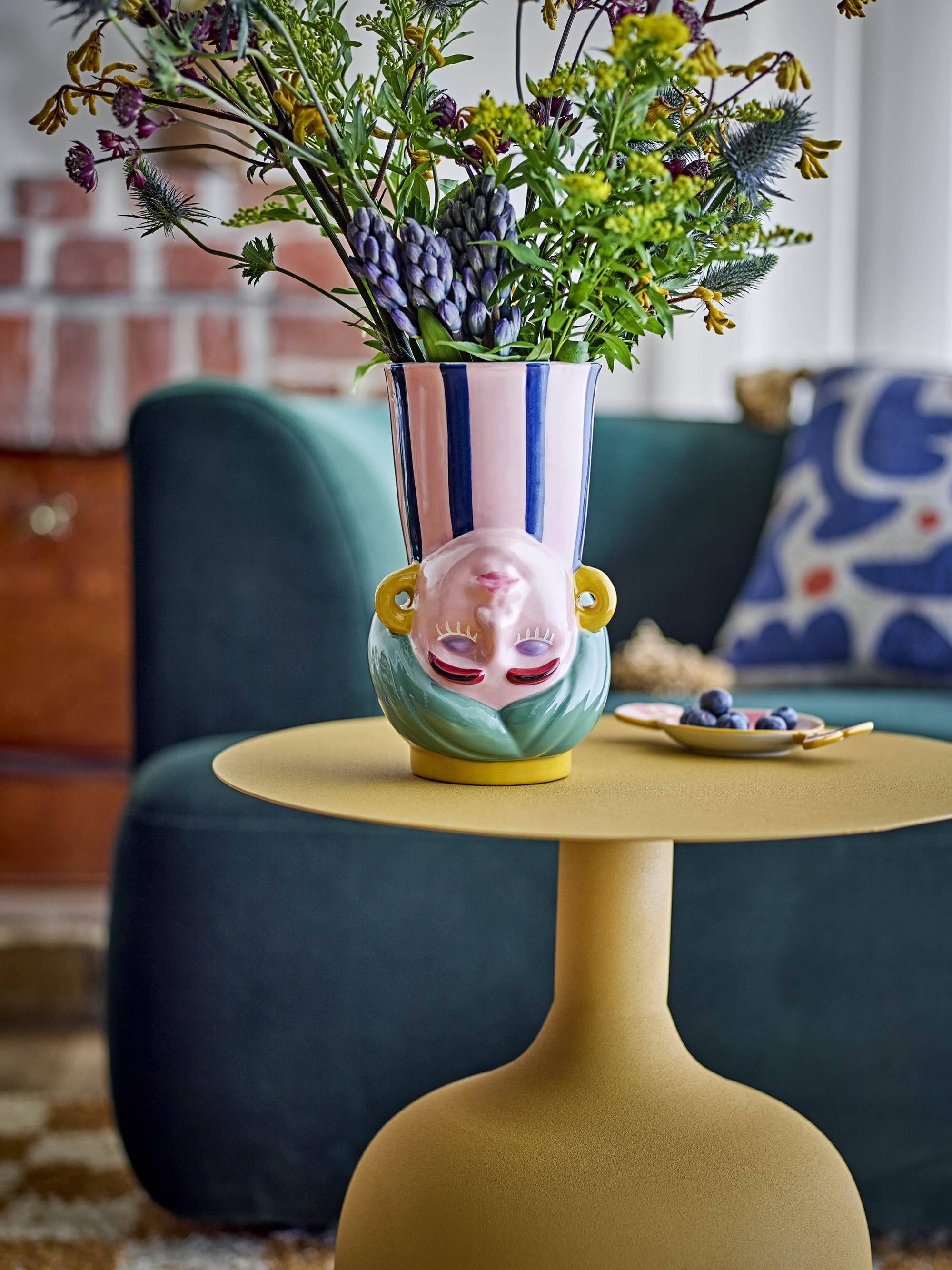 Miss Jody Stoneware Vase - Multi