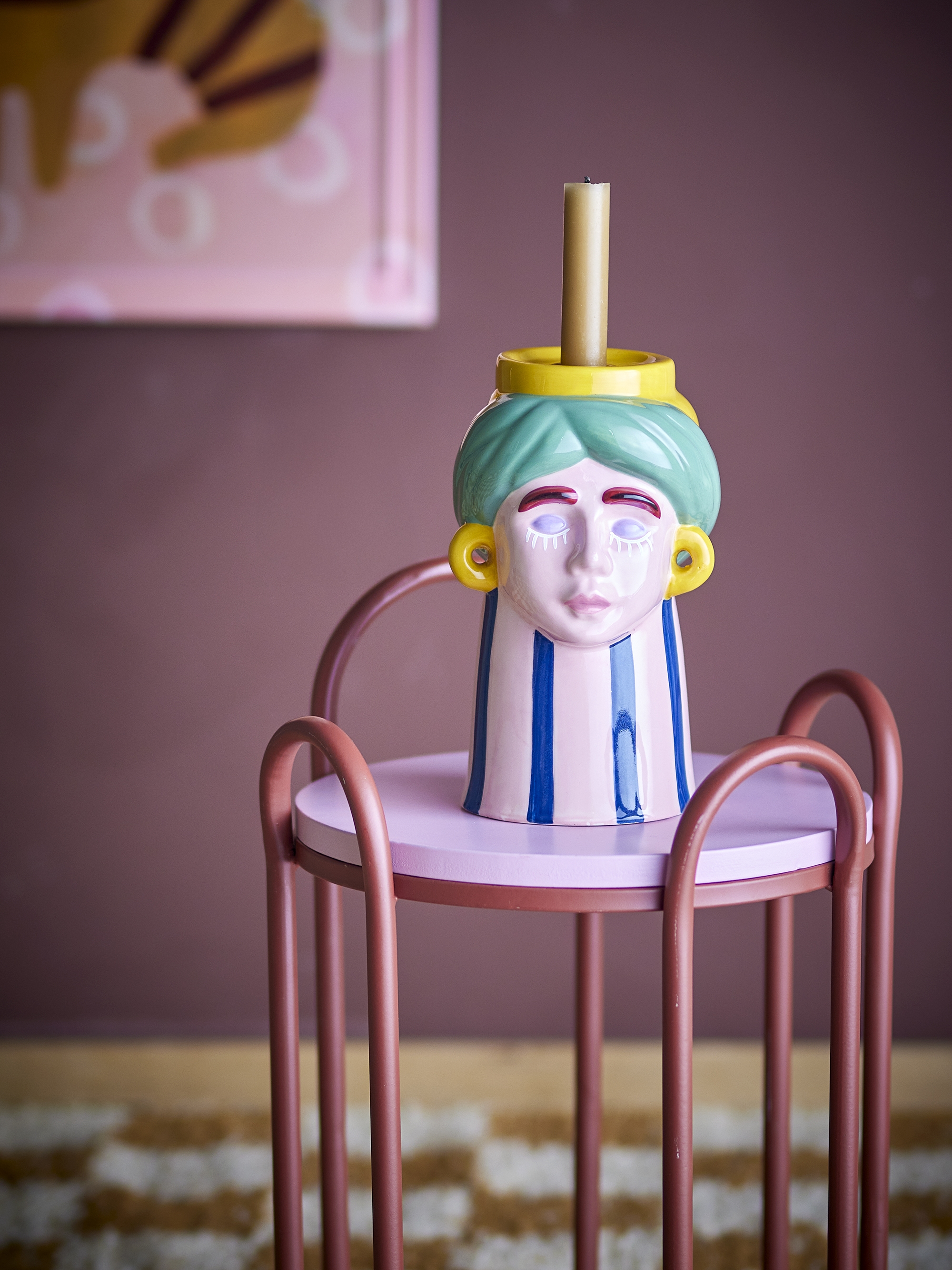 Miss Jody Stoneware Vase - Multi