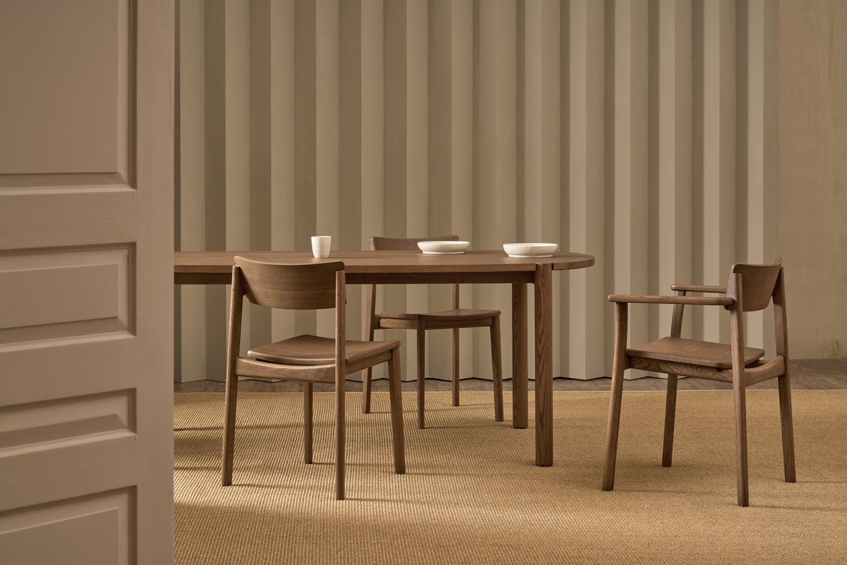 Cove Oval Dining Table - 1800mm - Light Oak - Floor Stock