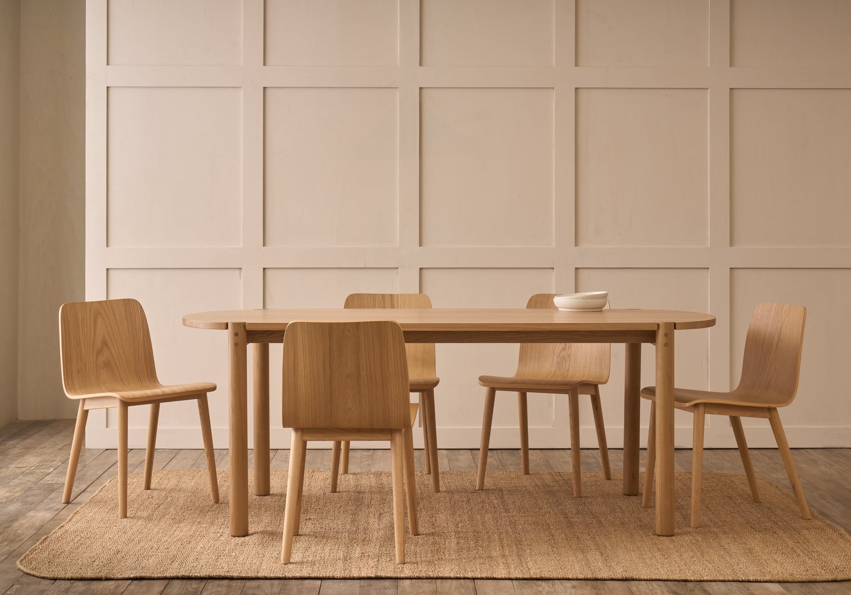 Cove Oval Dining Table - 1800mm - Light Oak - Floor Stock