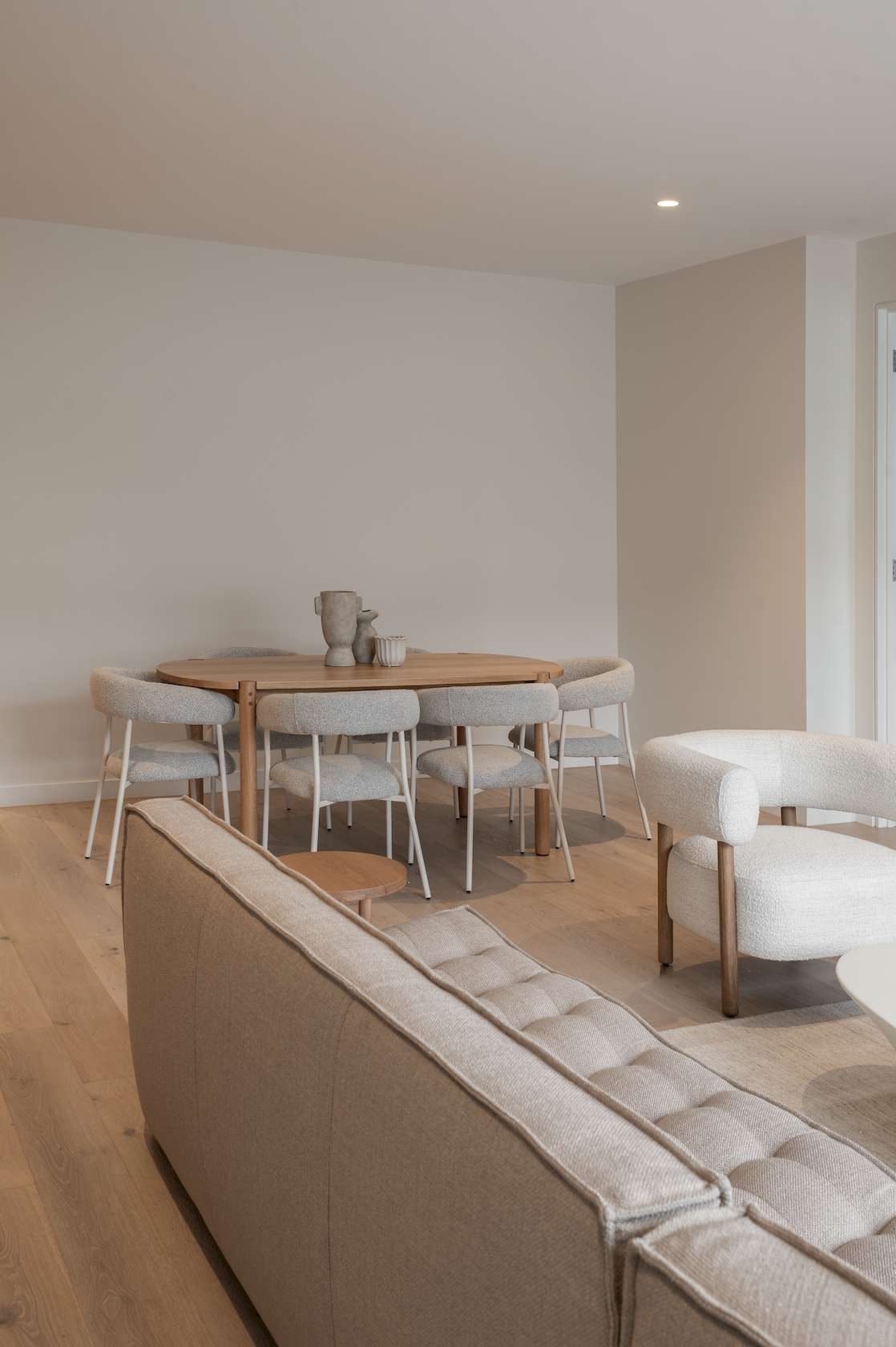 Cove Oval Dining Table - 1800mm - Light Oak - Floor Stock