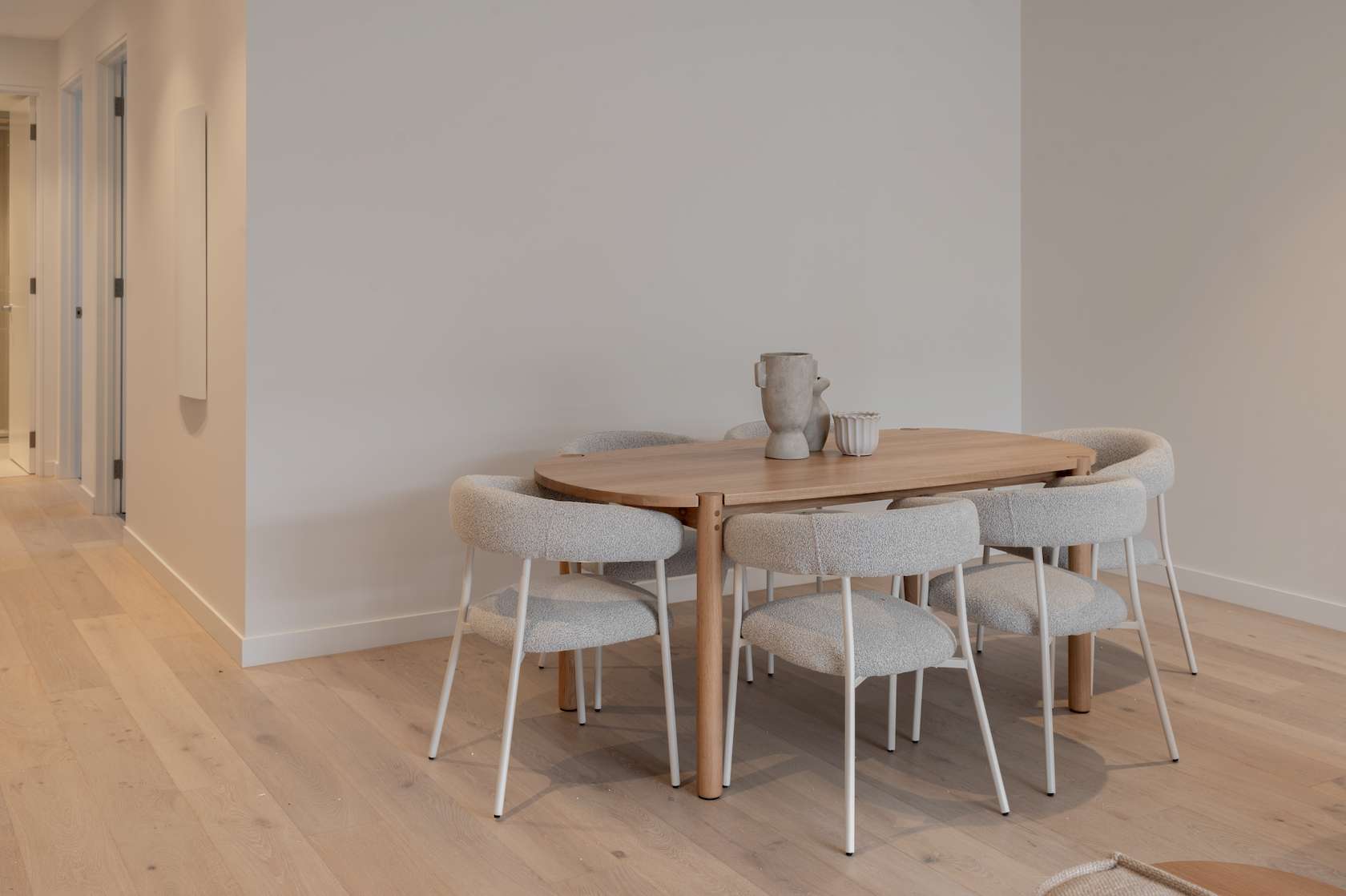 Cove Oval Dining Table - 1800mm - Light Oak - Floor Stock