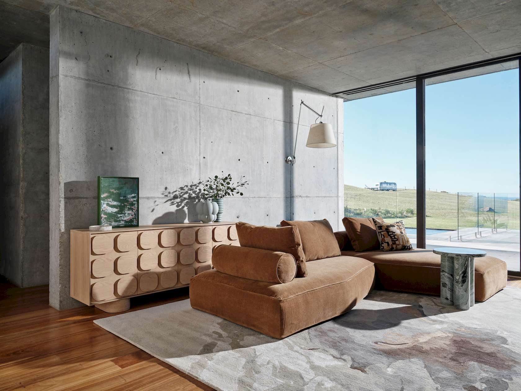 Vale Rug - 250x350cm - Sandstone - Floor Stock