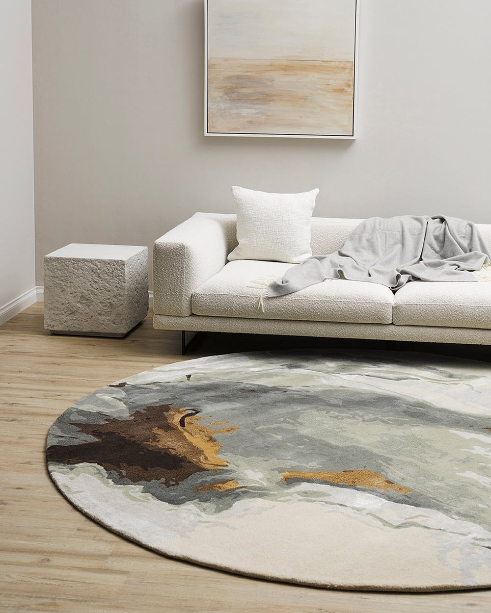 Vale Rug - 250x350cm - Sandstone - Floor Stock