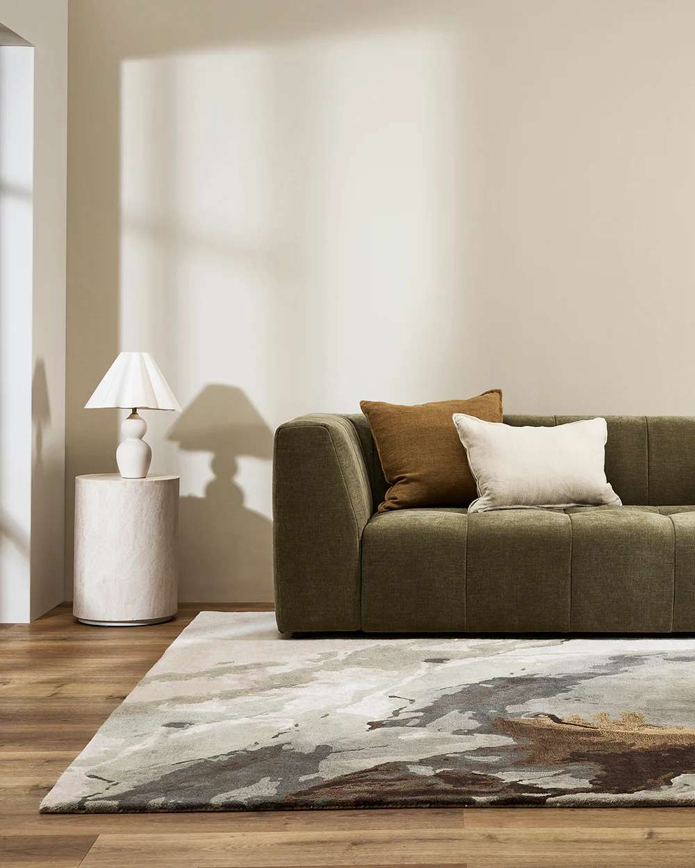 Vale Rug - 250x350cm - Sandstone - Floor Stock