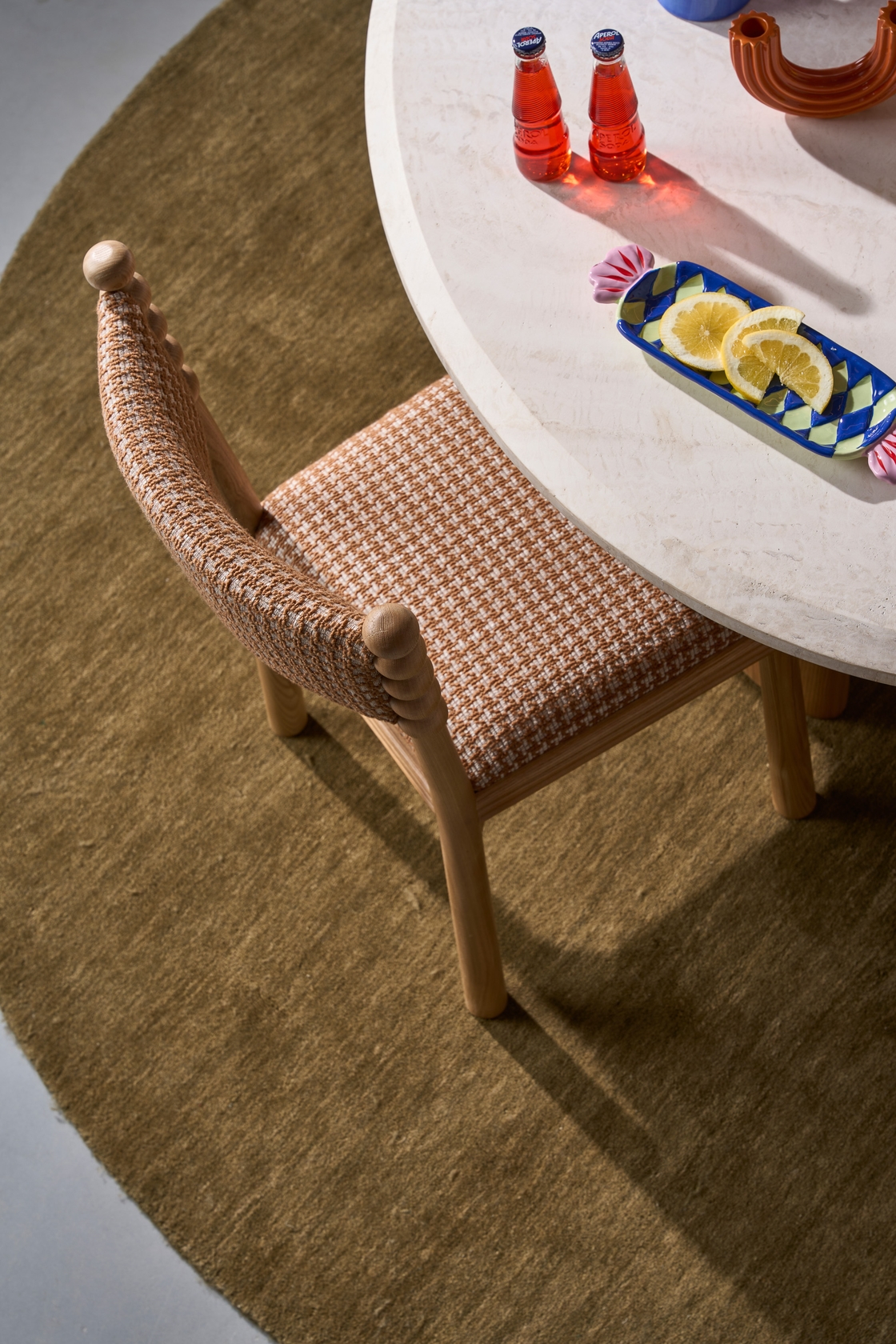 Lagoon Travertine Dining Table - Floor Stock