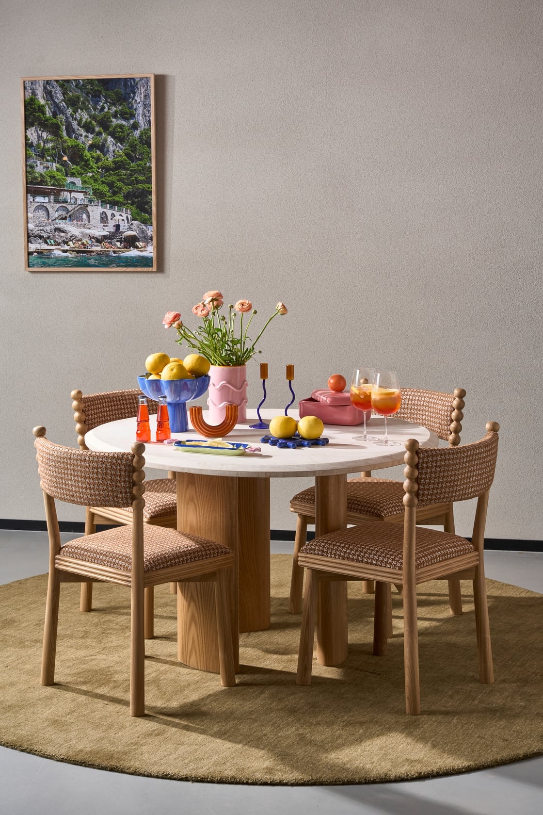 Lagoon Travertine Dining Table - Floor Stock