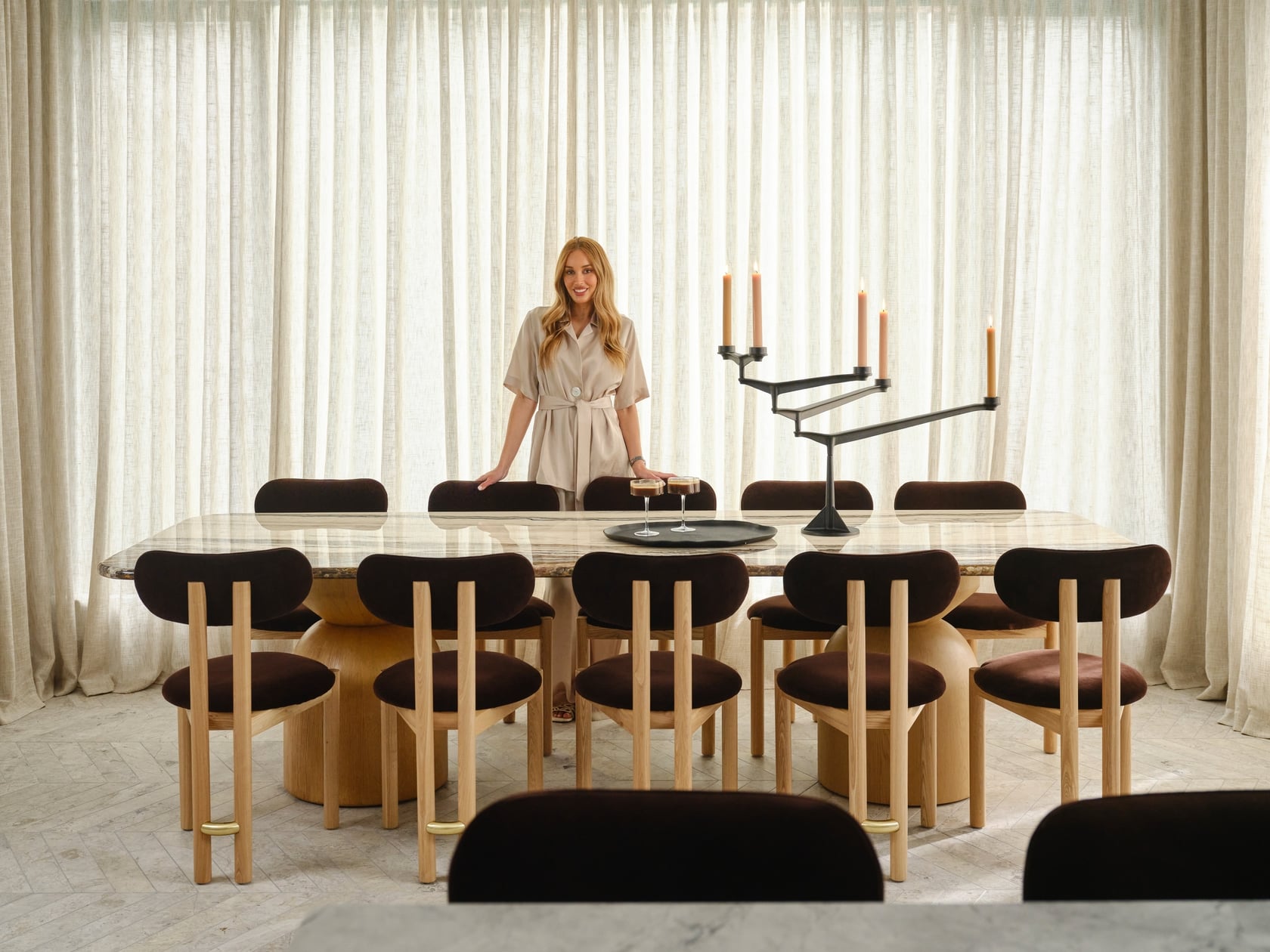 Tiramisu Dining Chair - Biscuit - Floor Stock