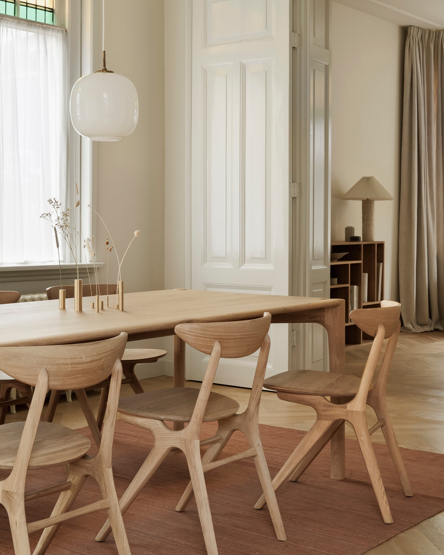 Ethnicraft Oak PI Dining Table - 1600mm - Natural Oak - Floor Stock