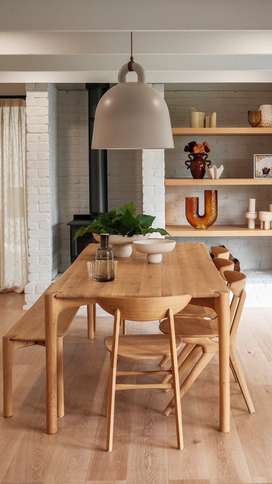 Ethnicraft Oak PI Dining Table - 1600mm - Natural Oak - Floor Stock