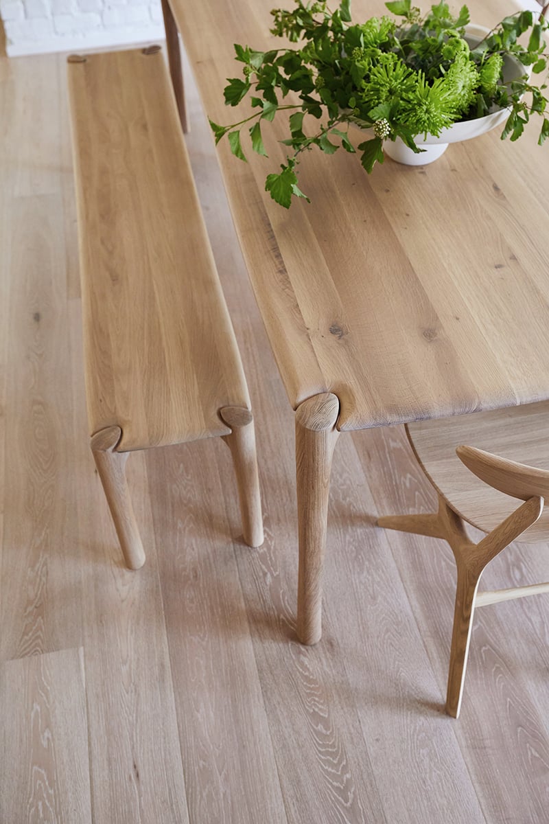 Ethnicraft Oak PI Dining Table - 1600mm - Natural Oak - Floor Stock