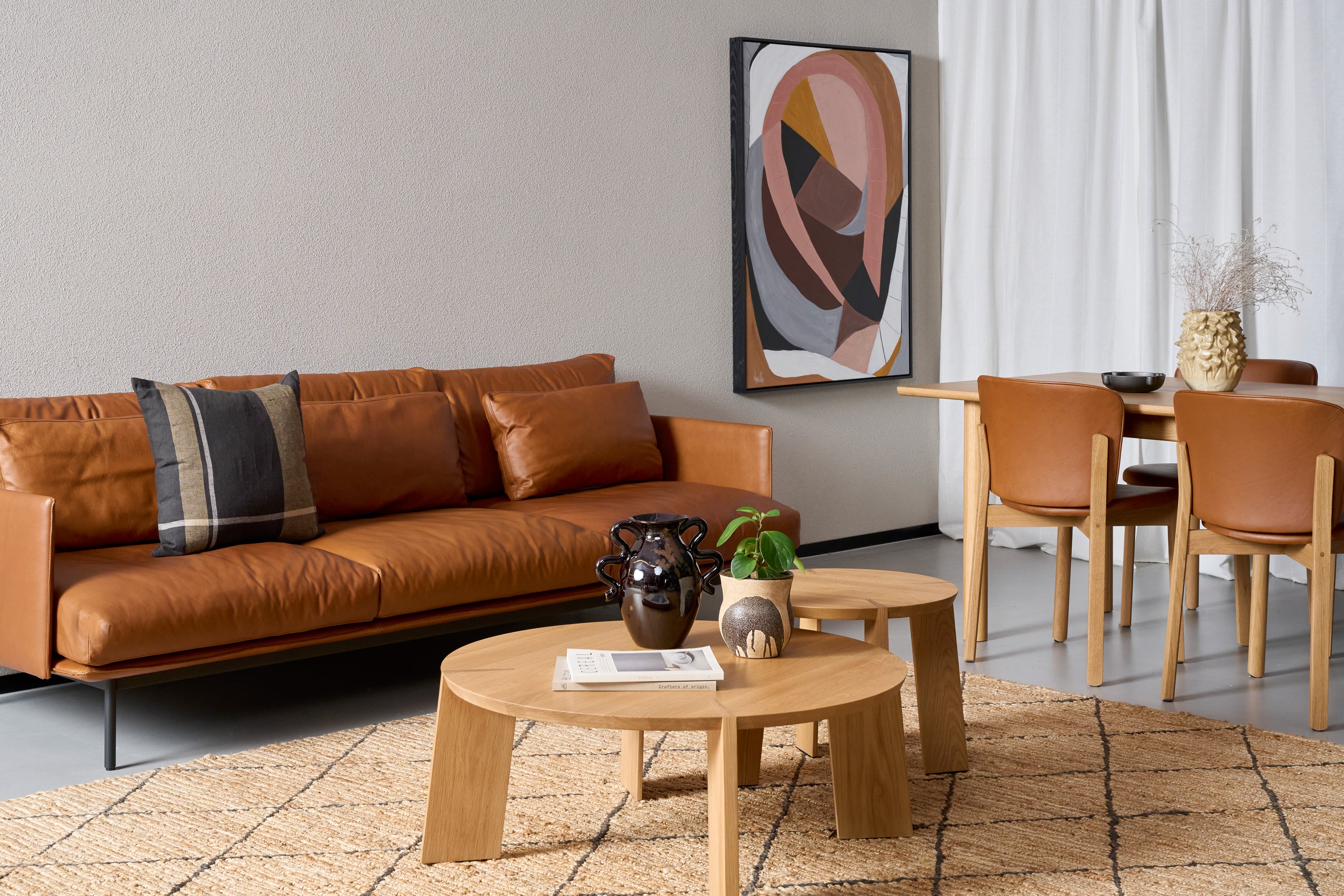 Itamae Dining Table - 1800mm / Bone - Floor Stock