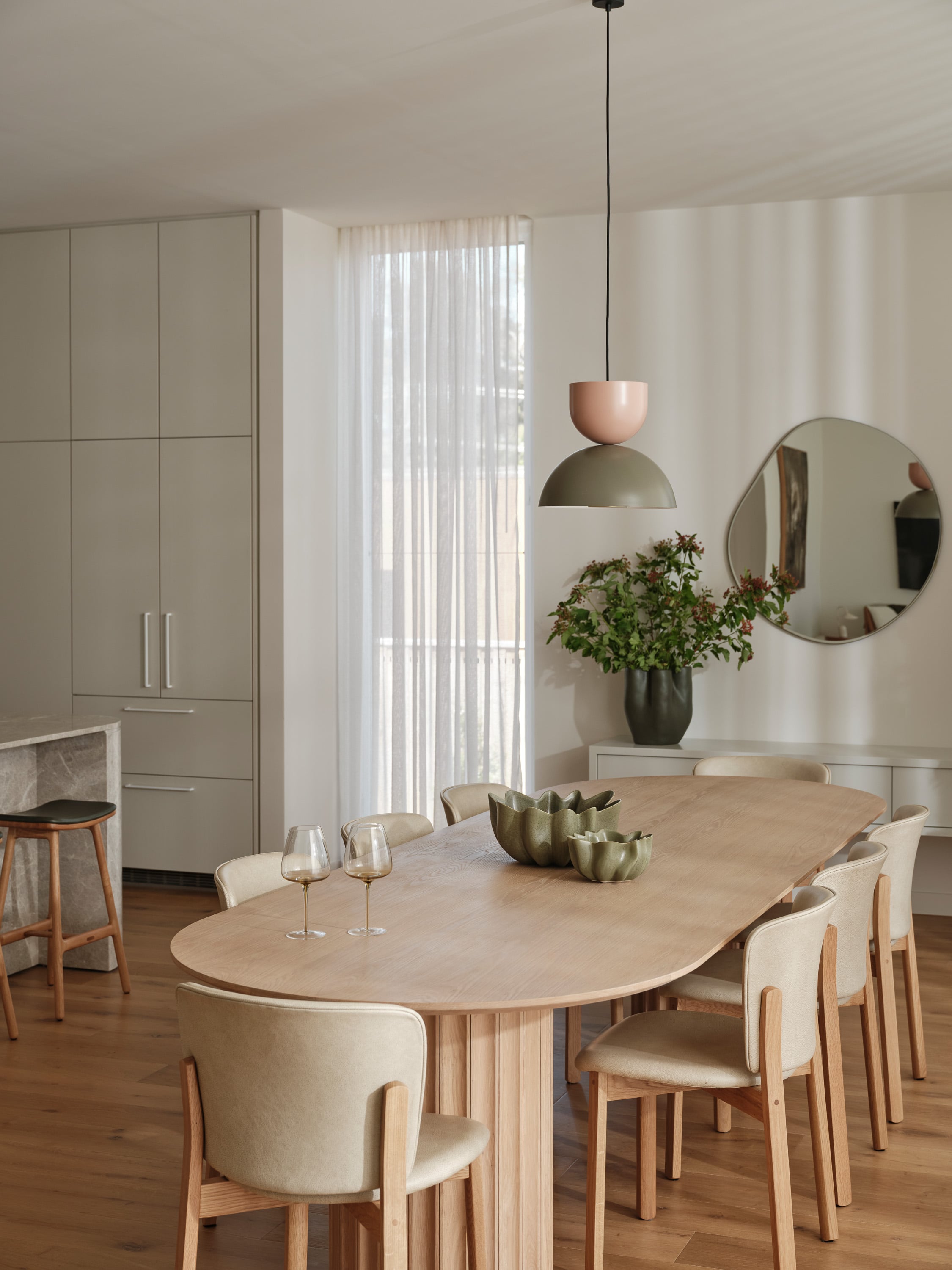 Pinta Dining Chair - Bone / Momo-Asa 0056 - Floor Stock