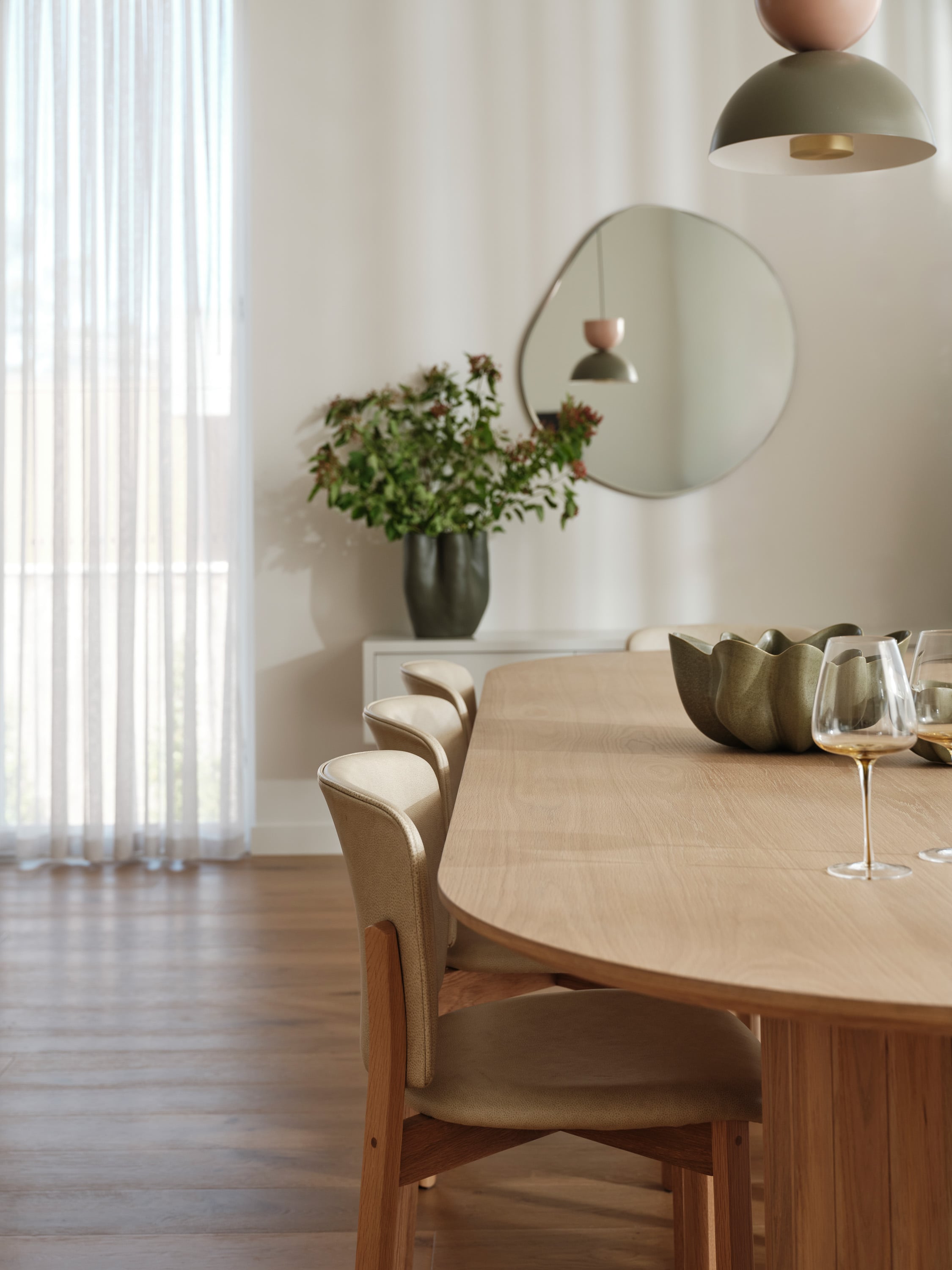 Pinta Dining Chair - Bone / Momo-Asa 0056 - Floor Stock