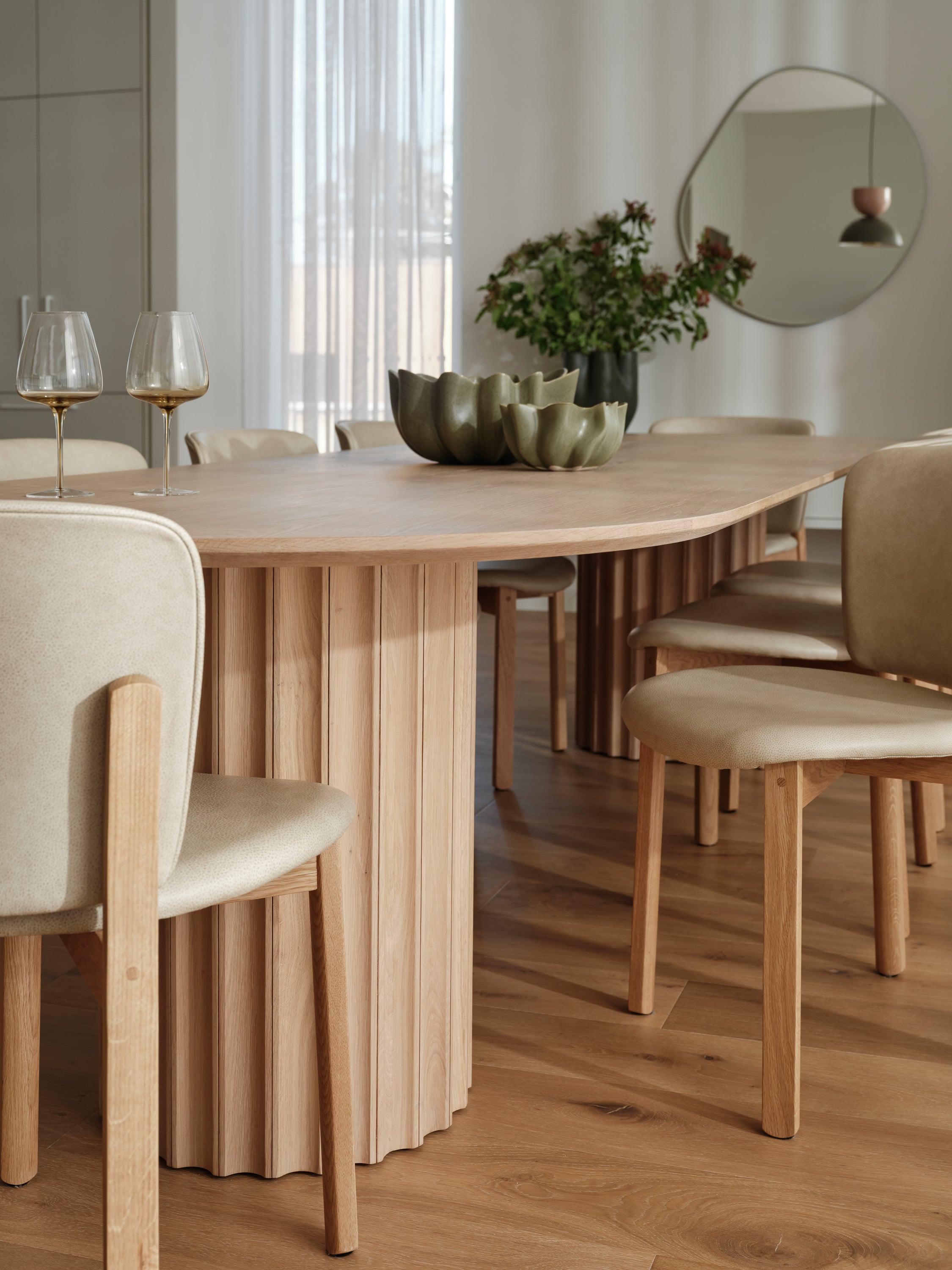 Pinta Dining Chair - Bone / Momo-Asa 0056 - Floor Stock