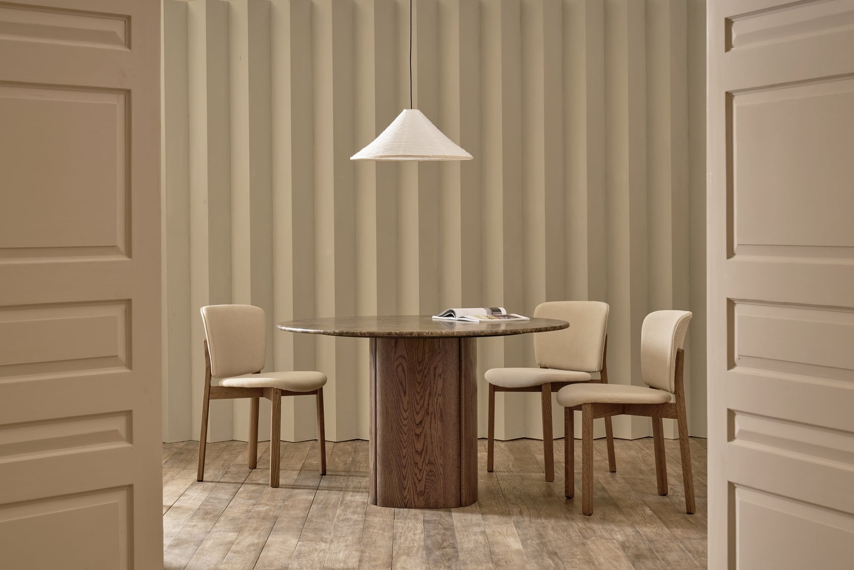 Pinta Dining Chair - Bone / Momo-Asa 0056 - Floor Stock