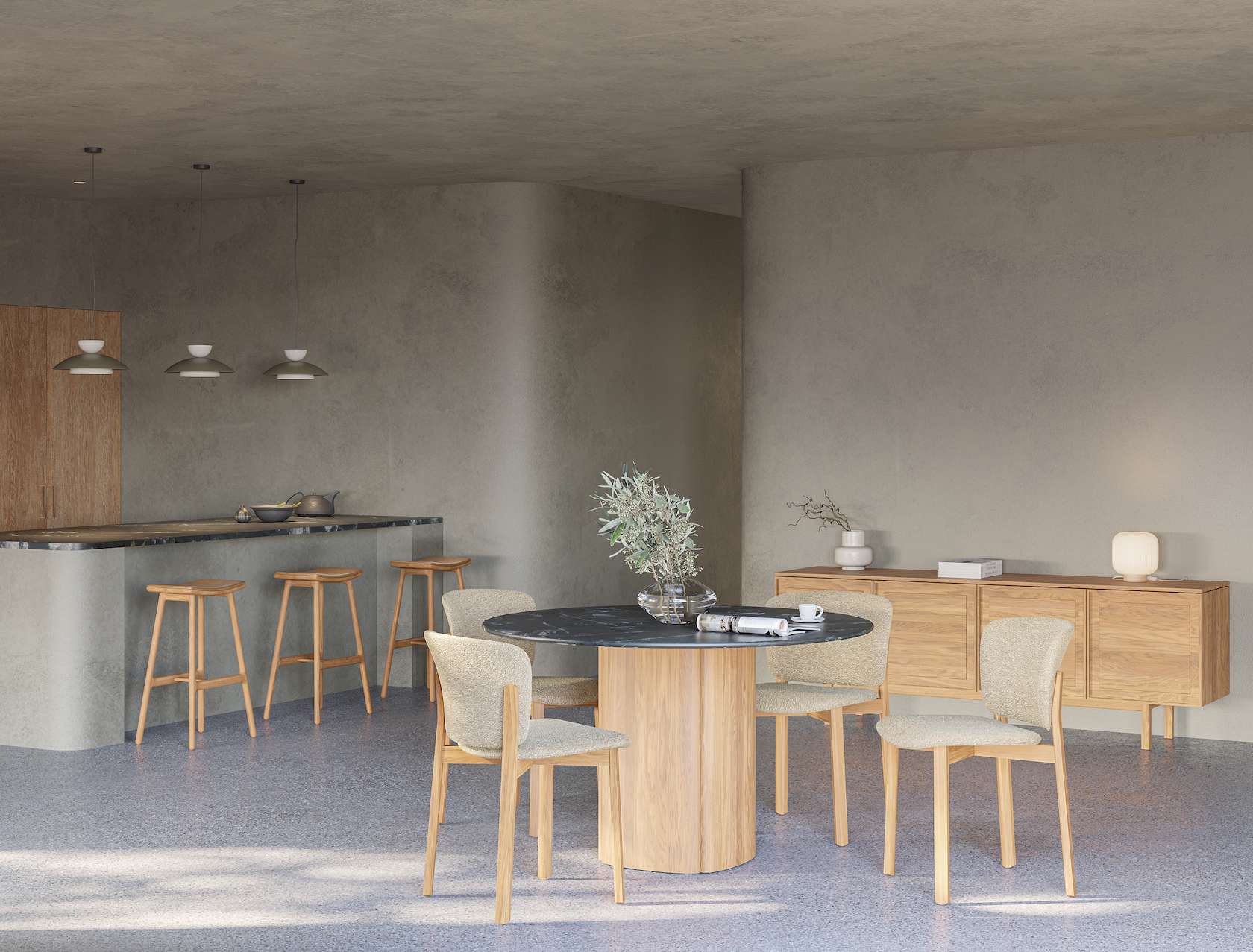 Pinta Dining Chair - Bone / Momo-Asa 0056 - Floor Stock