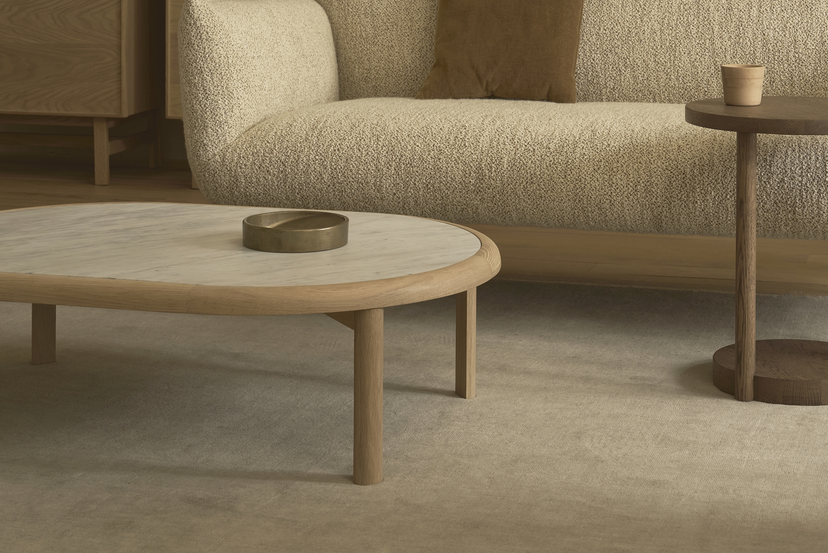 Meld Marble Oblong Coffee Table