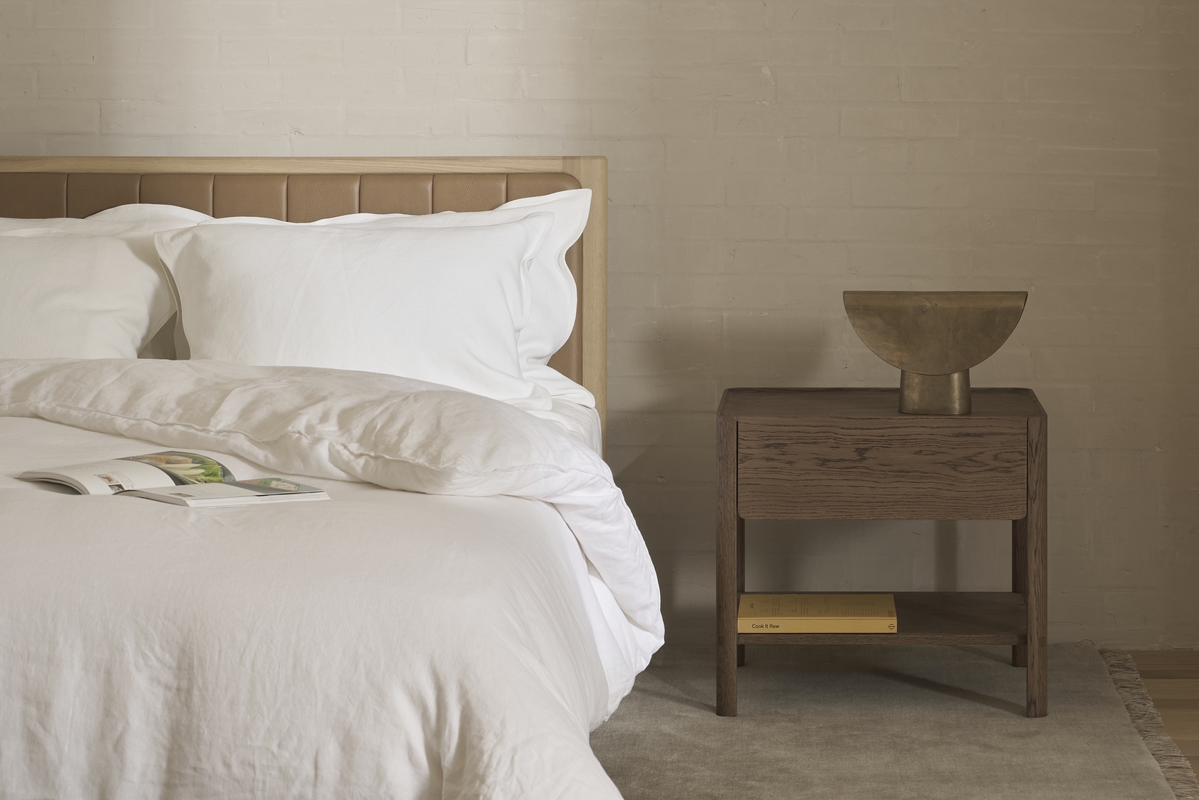 Tye Timber Wide Nightstand