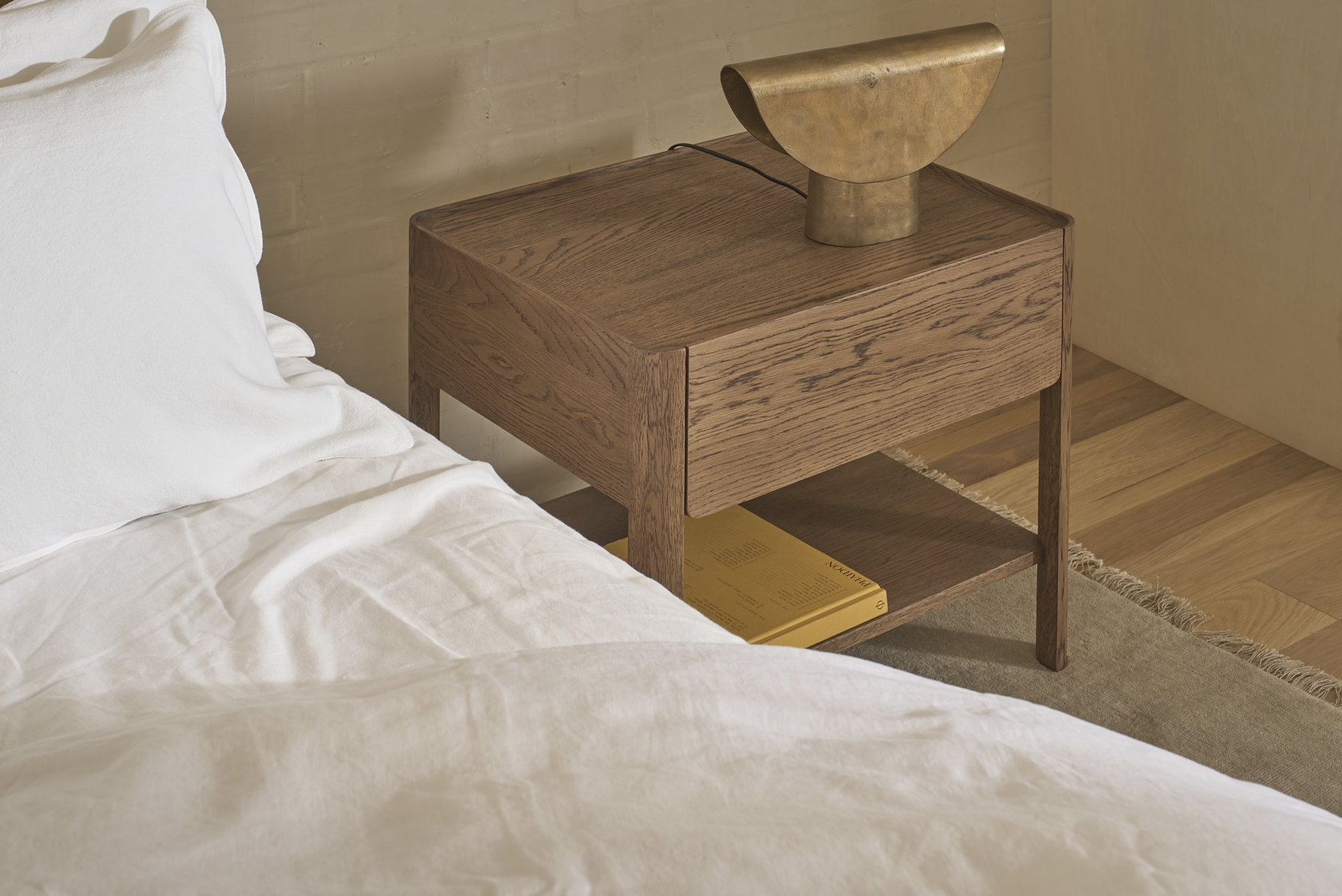 Tye Timber Wide Nightstand