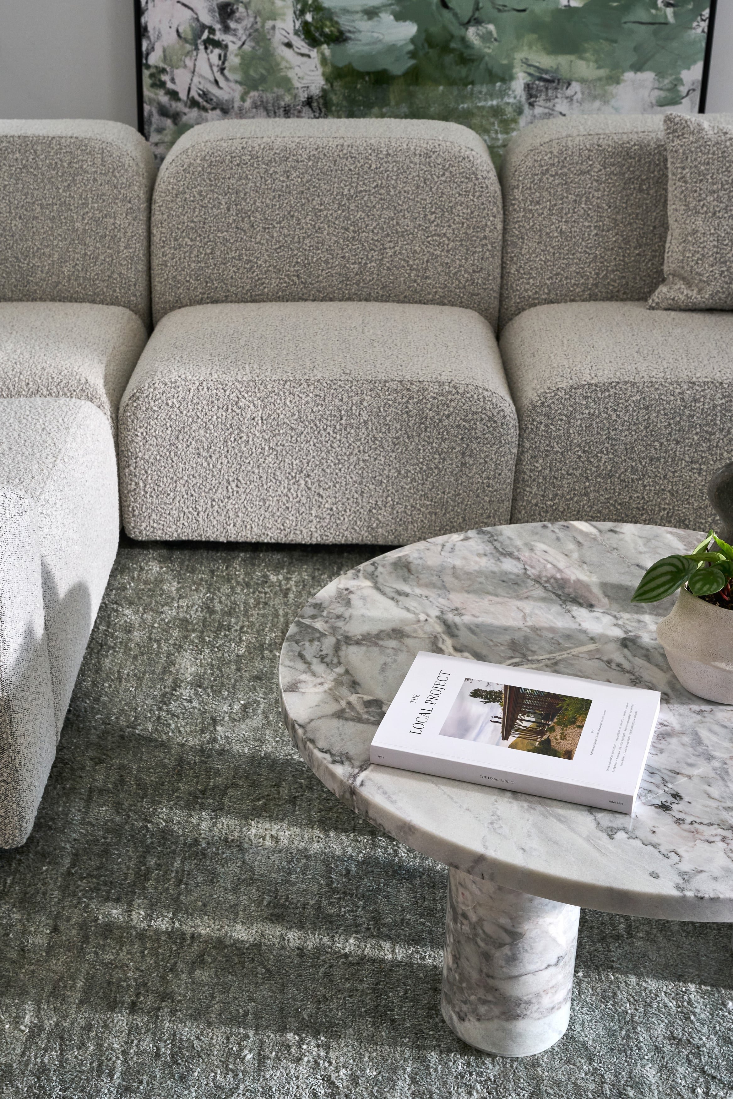 Chloe Coffee Table - Grey - Floor Stock