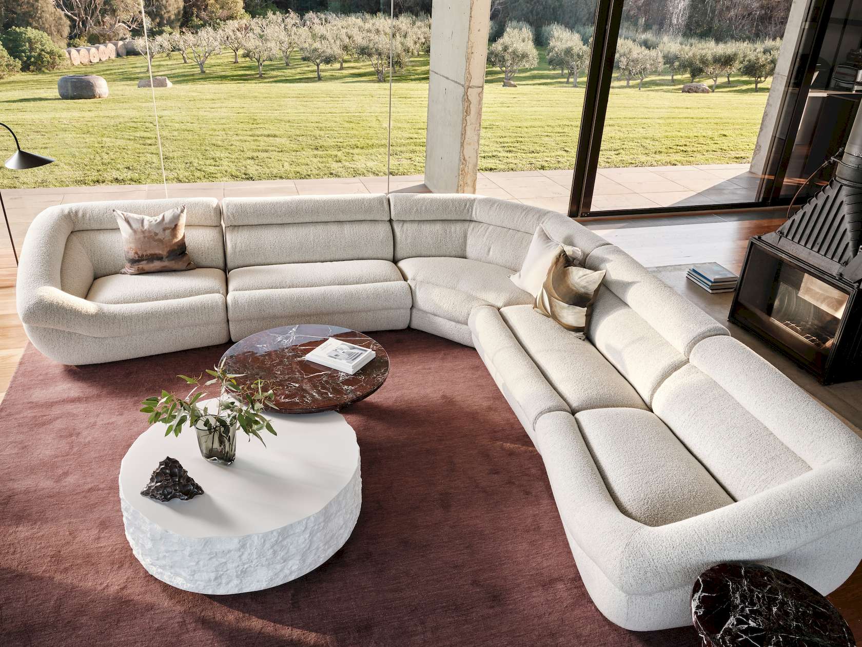 Chloe Coffee Table - Grey - Floor Stock