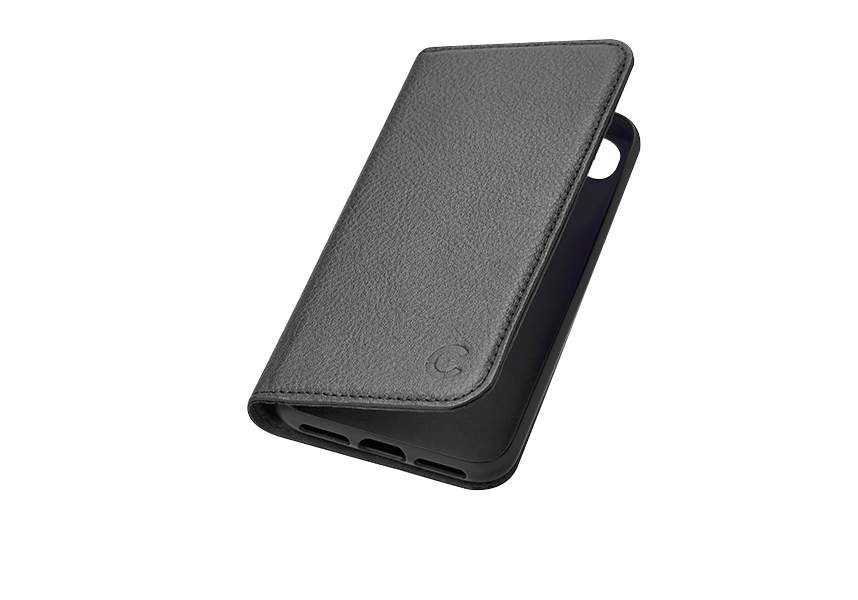 iPhone 8 & 7 Leather Wallet Case in Black