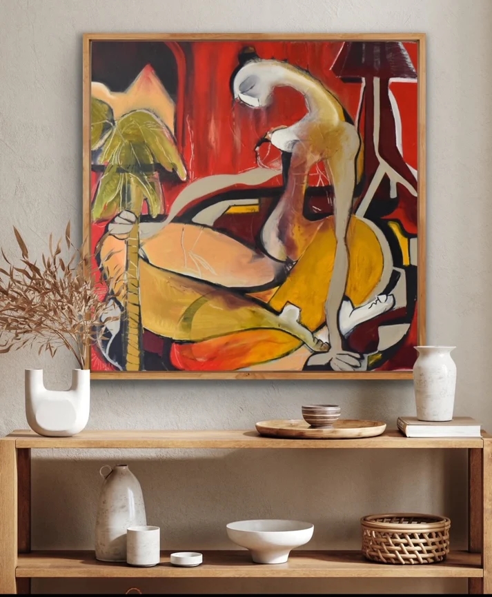 Carmel Jenkin - She Held The Darkness Original Artwork