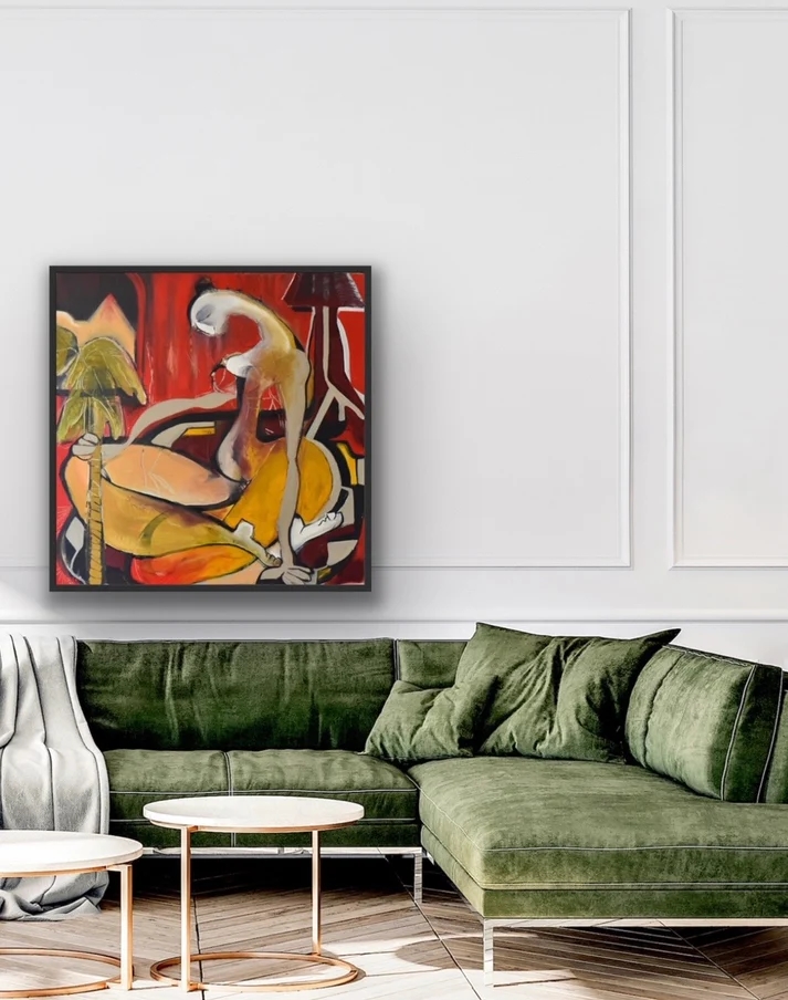 Carmel Jenkin - She Held The Darkness Original Artwork